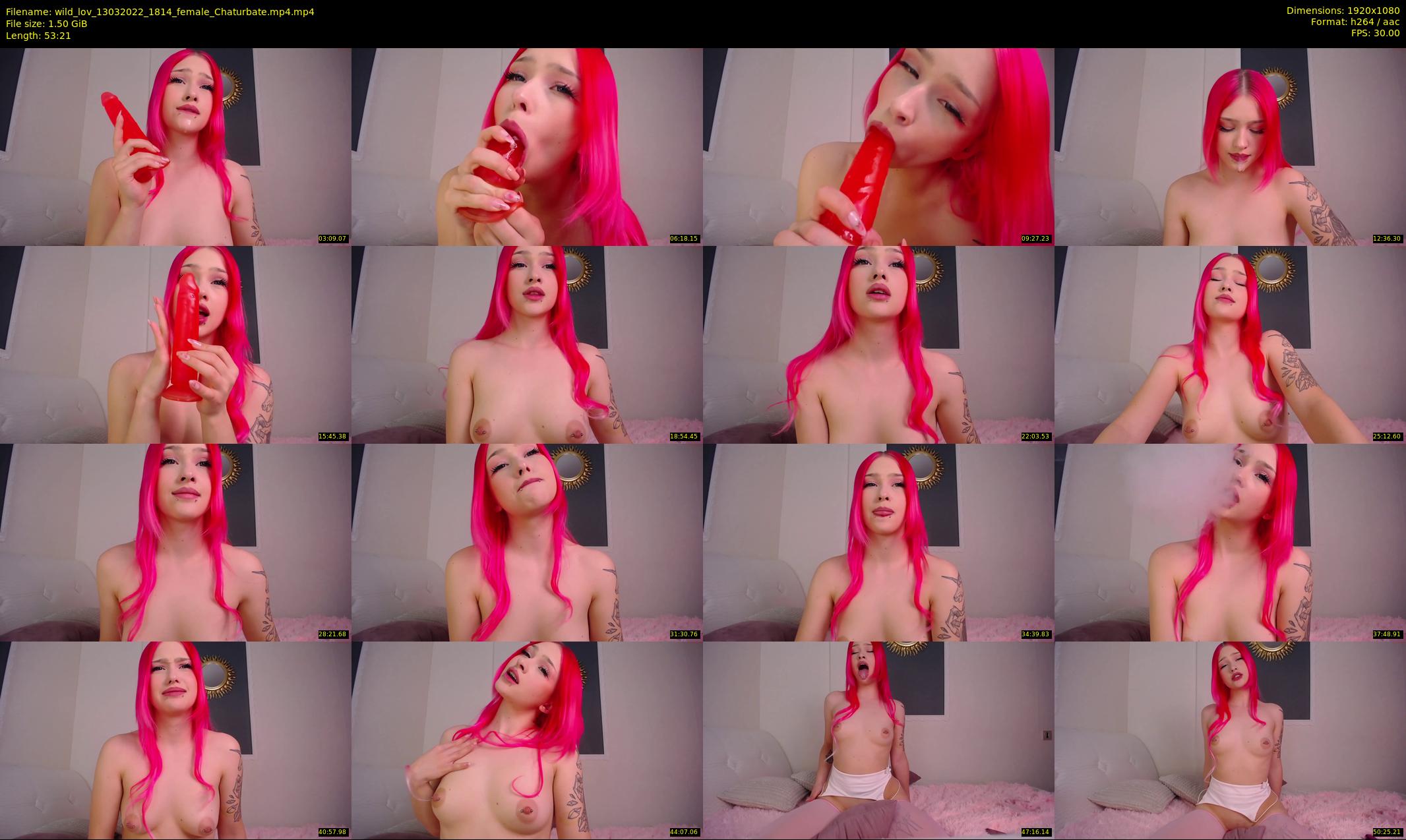 wild_lov — 54 minute Chaturbate female cam show recording, 1080p, Mar 13, 2022