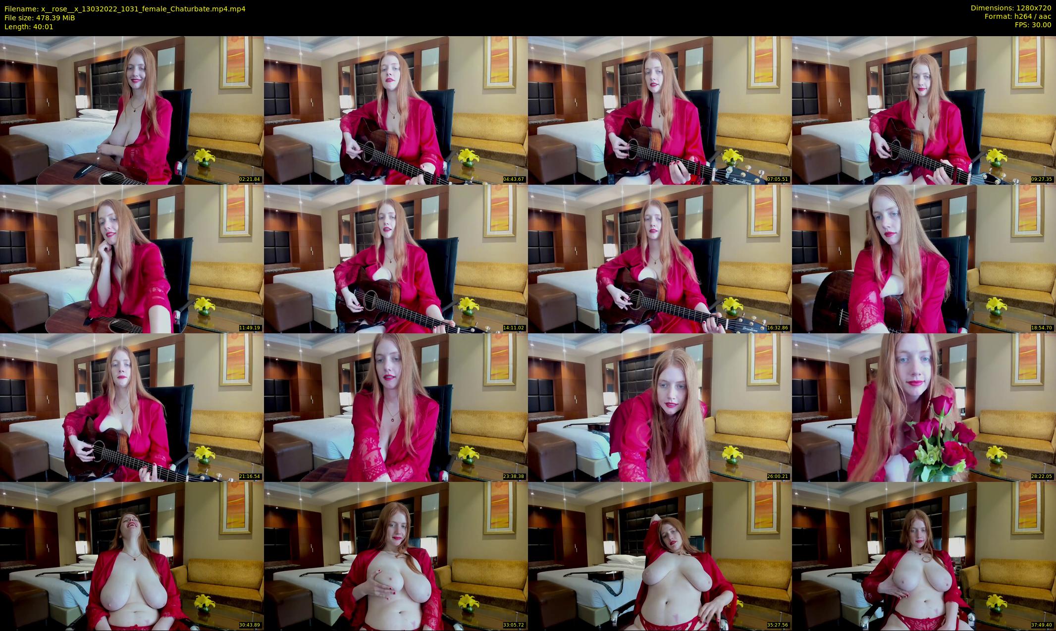 x__rose__x — 41 minute Chaturbate female cam show recording, 720p, Mar 13, 2022