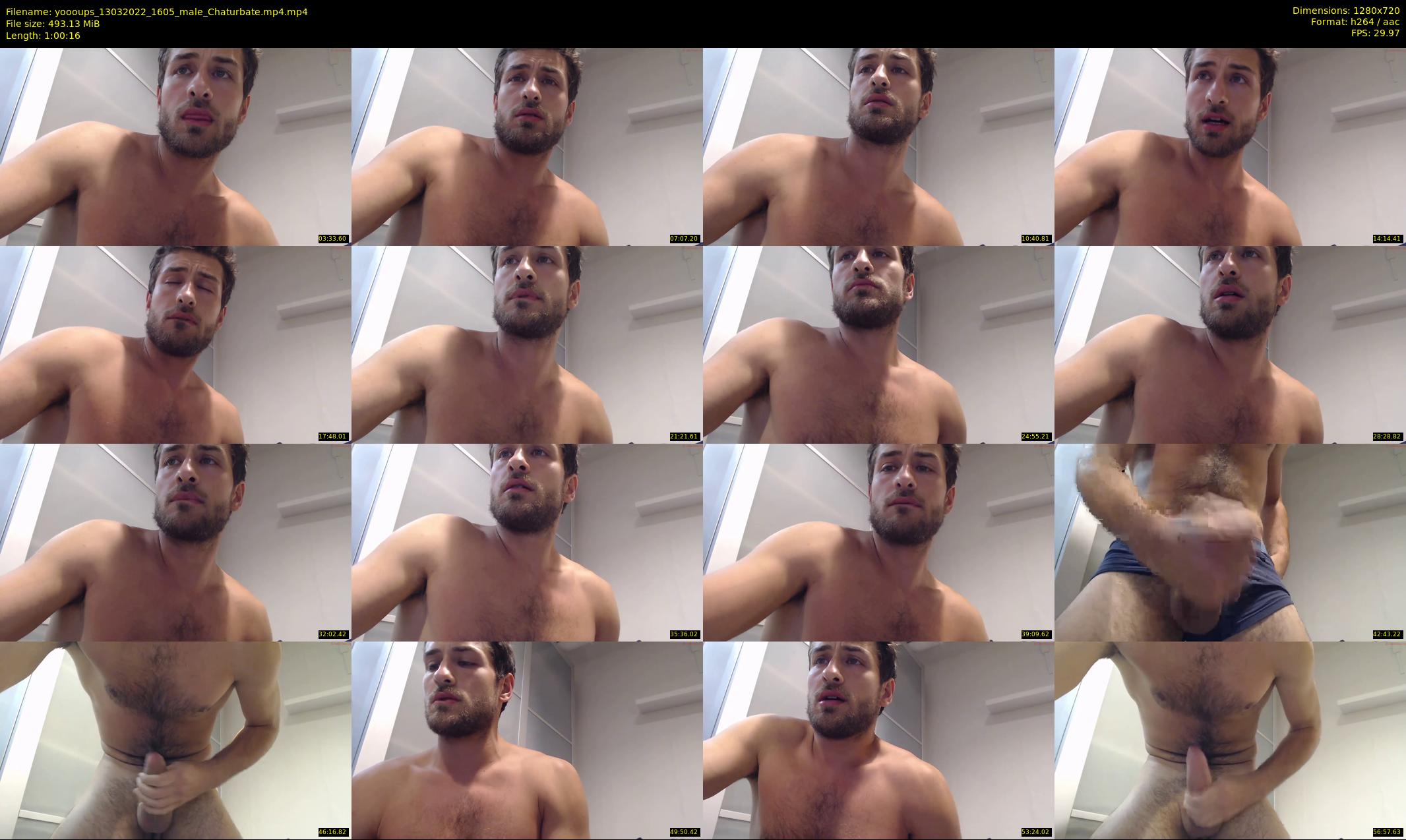 yoooups — 61 minute Chaturbate male cam show recording, 720p, Mar 13, 2022