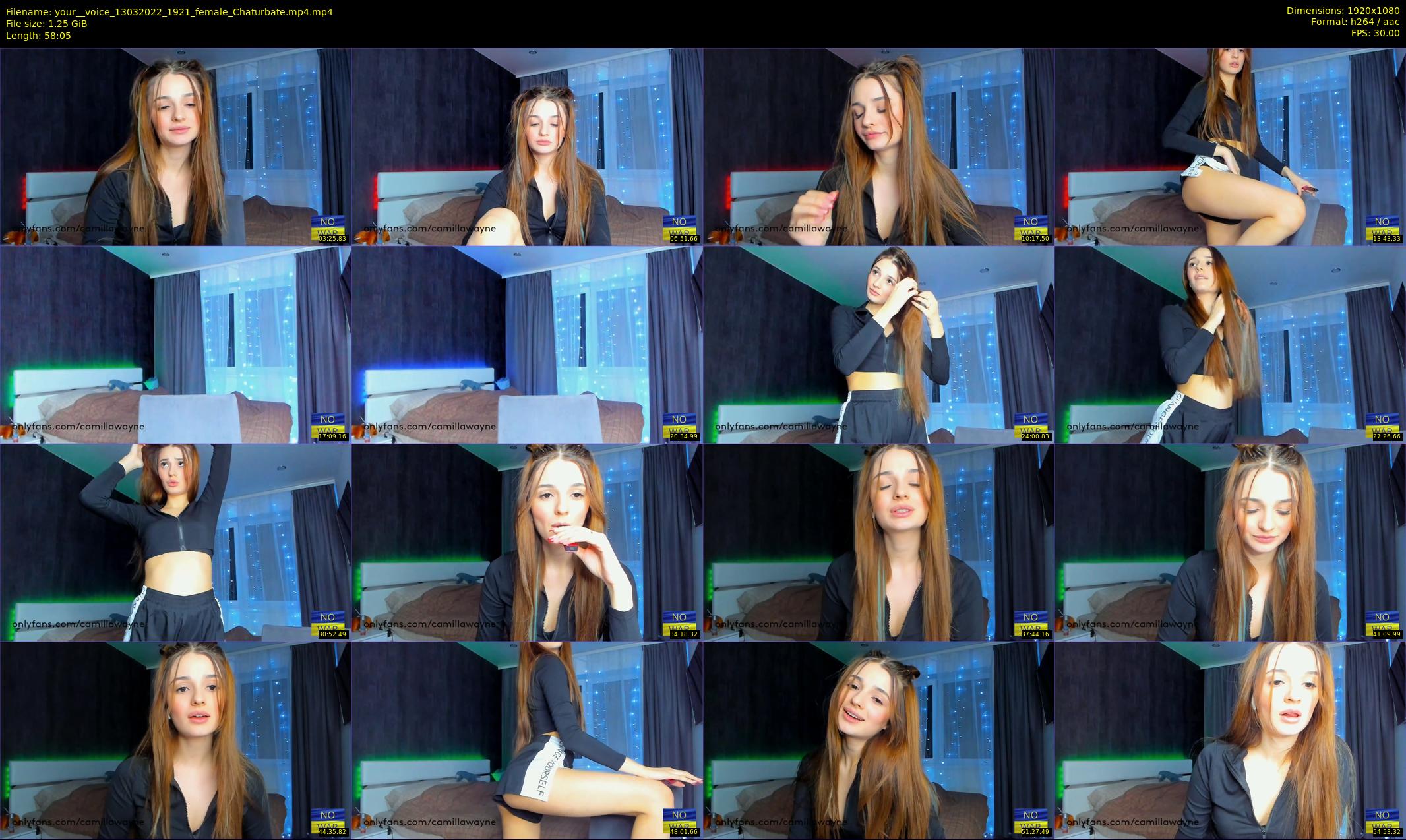 your__voice — 59 minute Chaturbate female cam show recording, 1080p, Mar 13, 2022