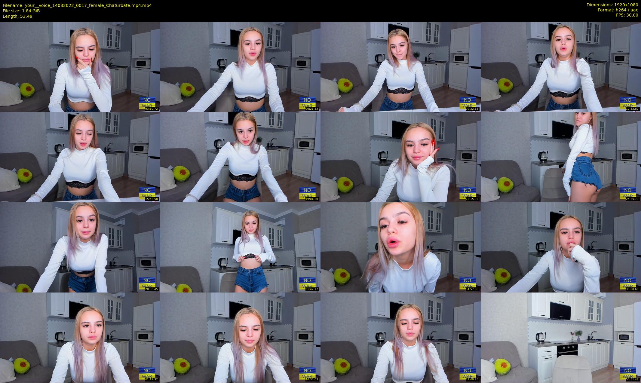your__voice — 54 minute Chaturbate female cam show recording, 1080p, Mar 14, 2022