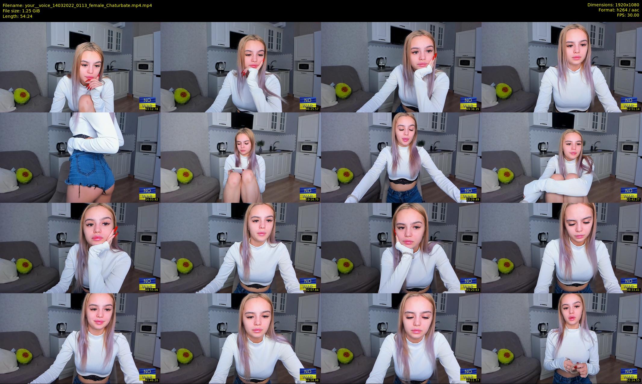 your__voice — 55 minute Chaturbate female cam show recording, 1080p, Mar 14, 2022