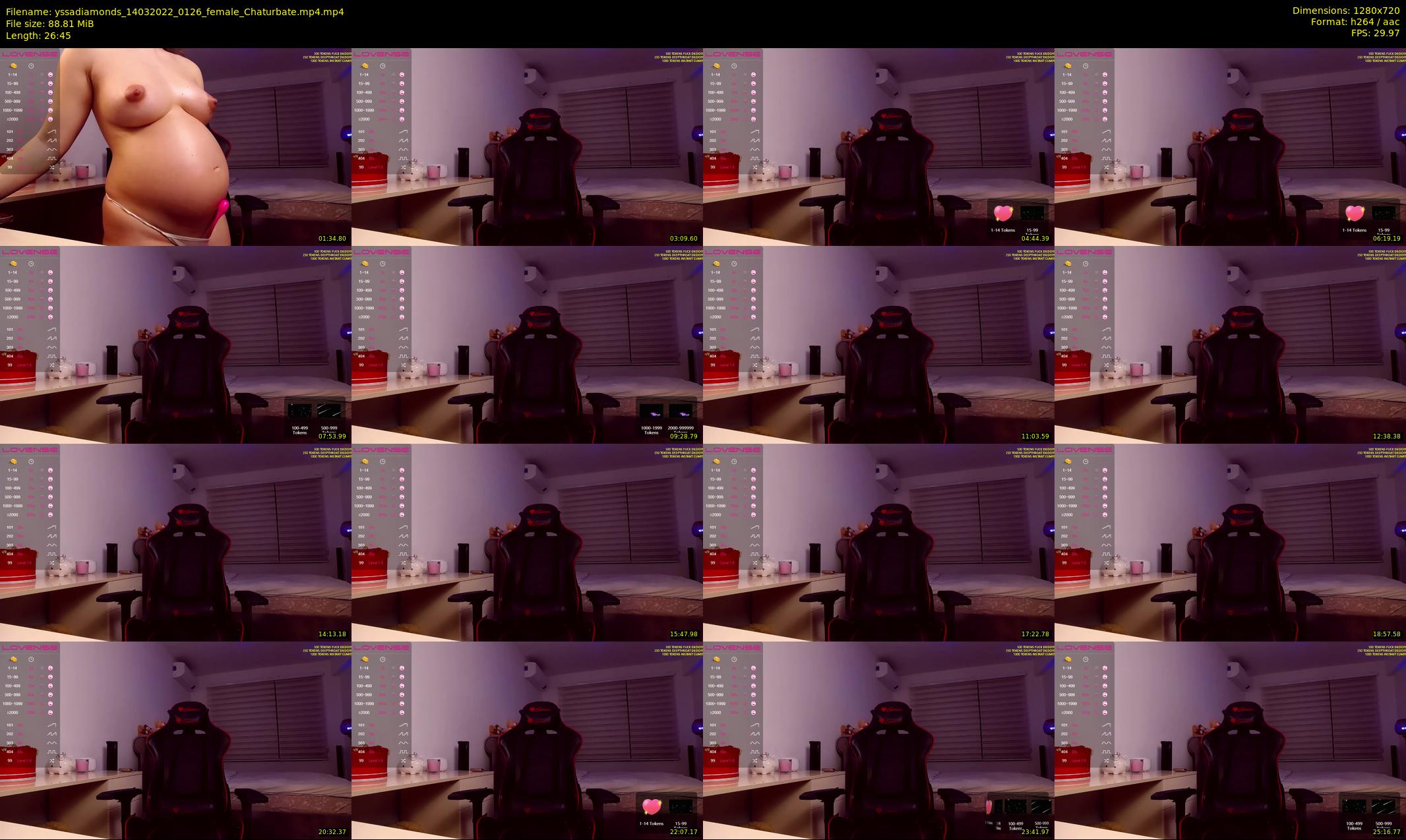 yssadiamonds — 27 minute Chaturbate female cam show recording, 720p, Mar 14, 2022
