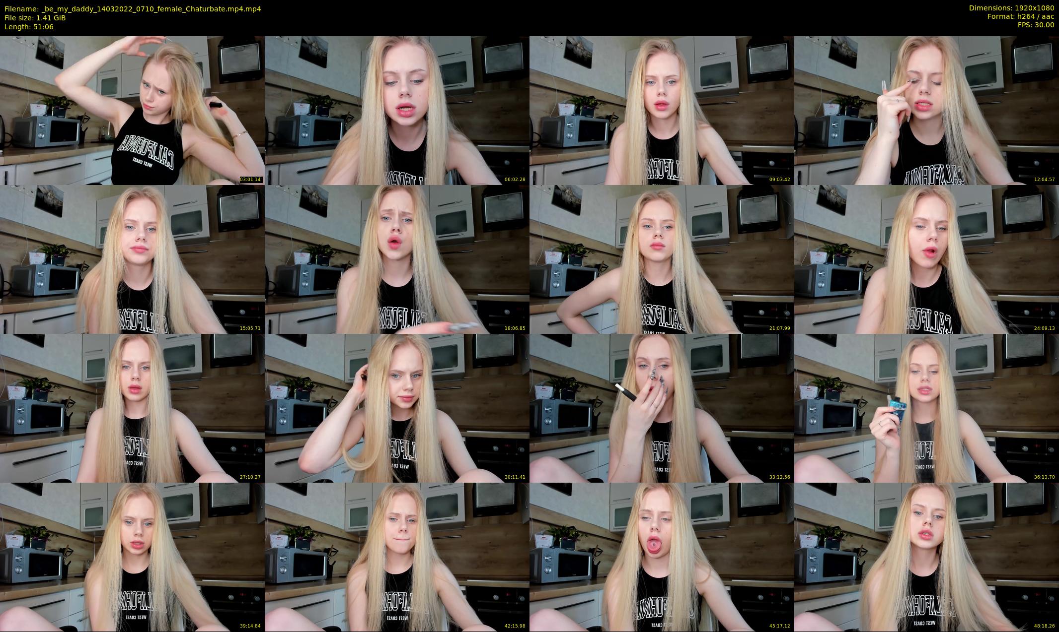 _be_my_daddy — 52 minute Chaturbate female cam show recording, 1080p, Mar 14, 2022