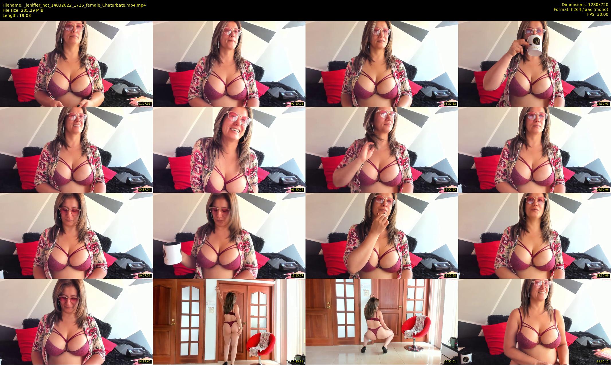 _jeniffer_hot — 20 minute Chaturbate female cam show recording, 720p, Mar 14, 2022