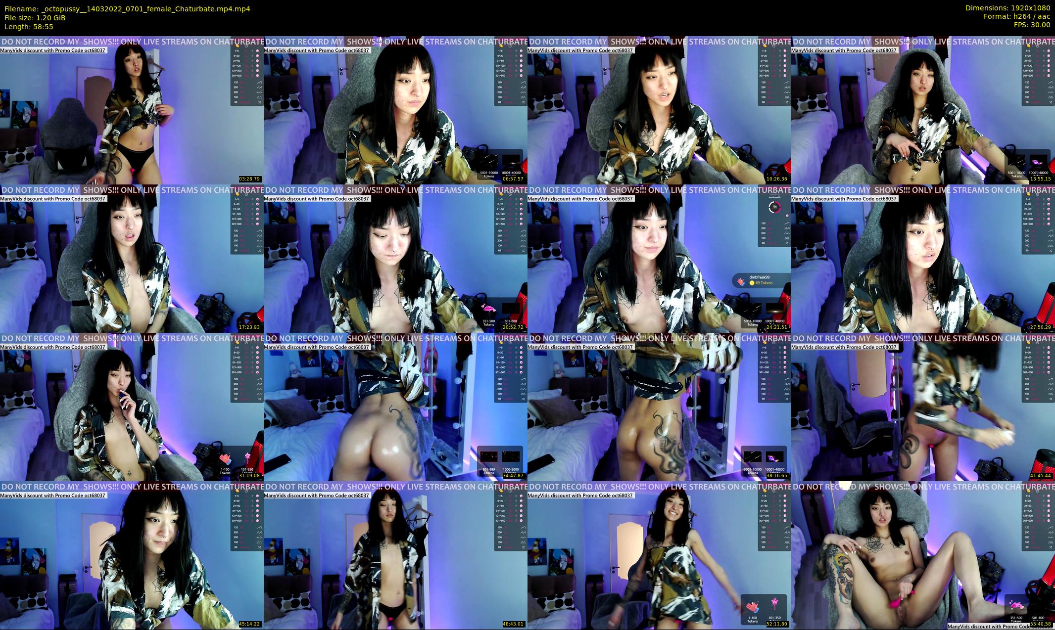 _octopussy_ — 59 minute Chaturbate female cam show recording, 1080p, Mar 14, 2022