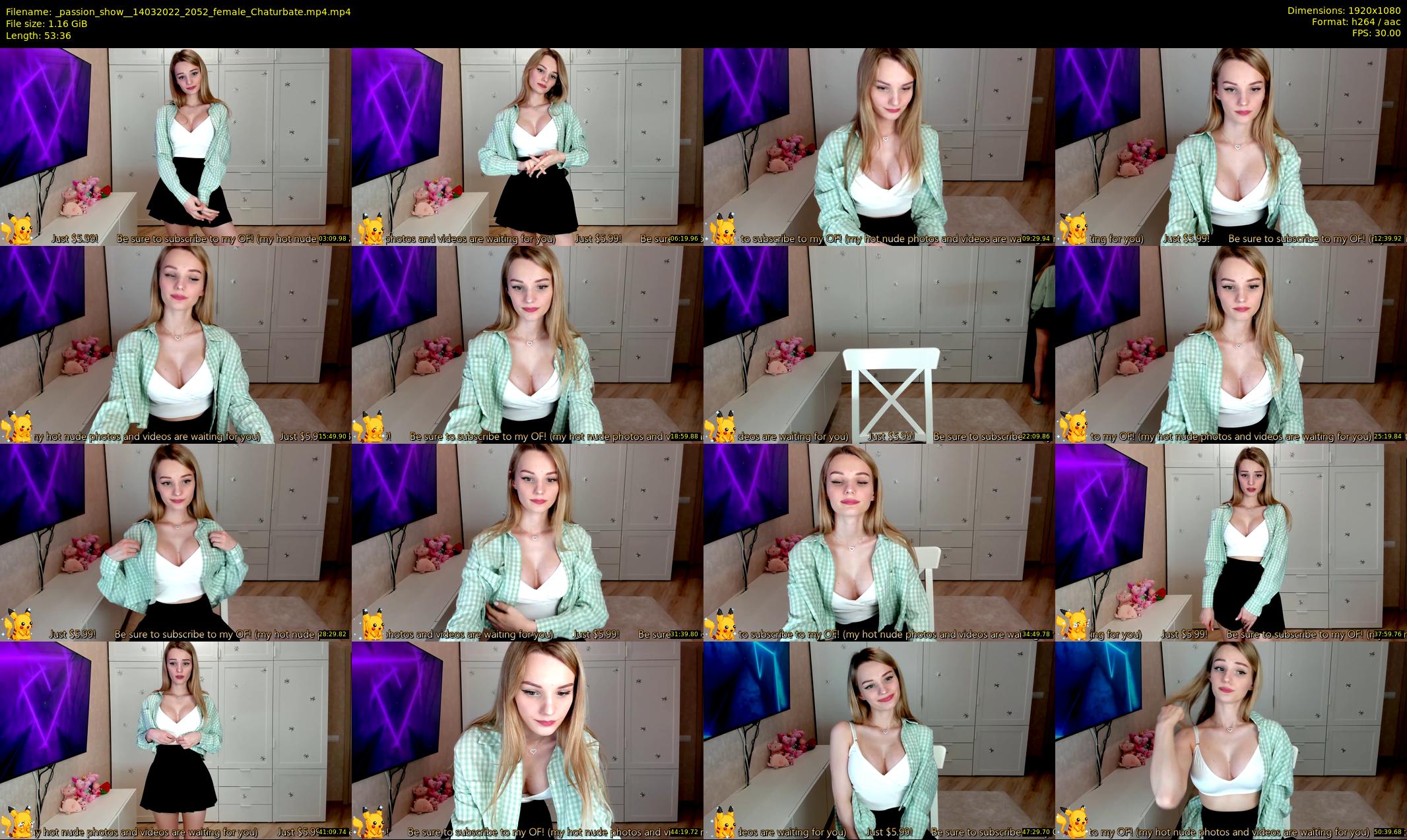 _passion_show_ — 54 minute Chaturbate couple cam show recording, 1080p, Mar 14, 2022