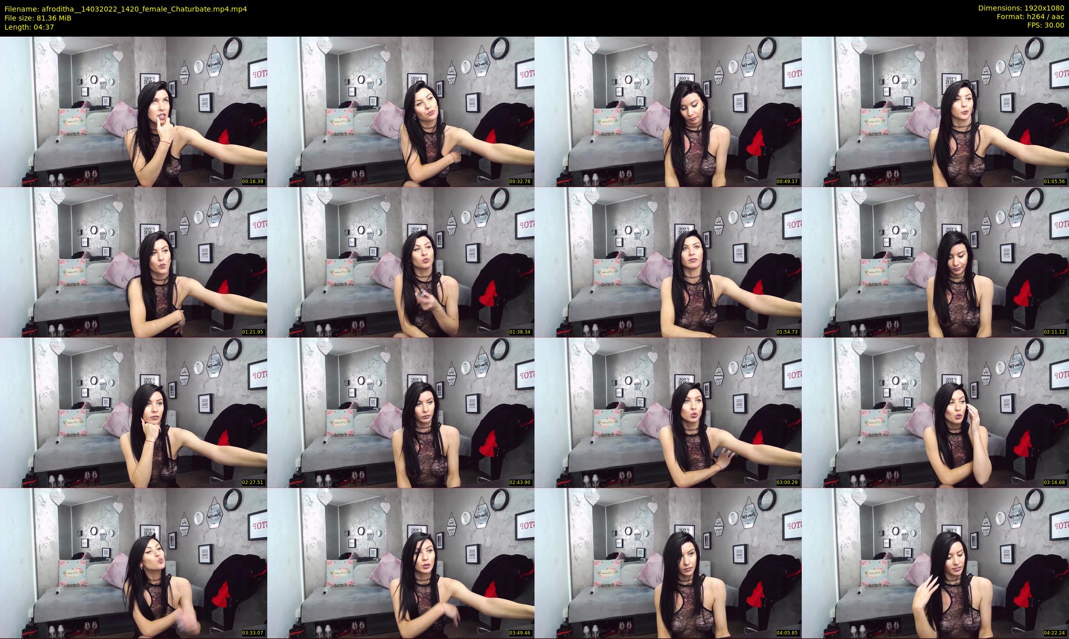afroditha_ — 5 minute Chaturbate female cam show recording, 1080p, Mar 14, 2022