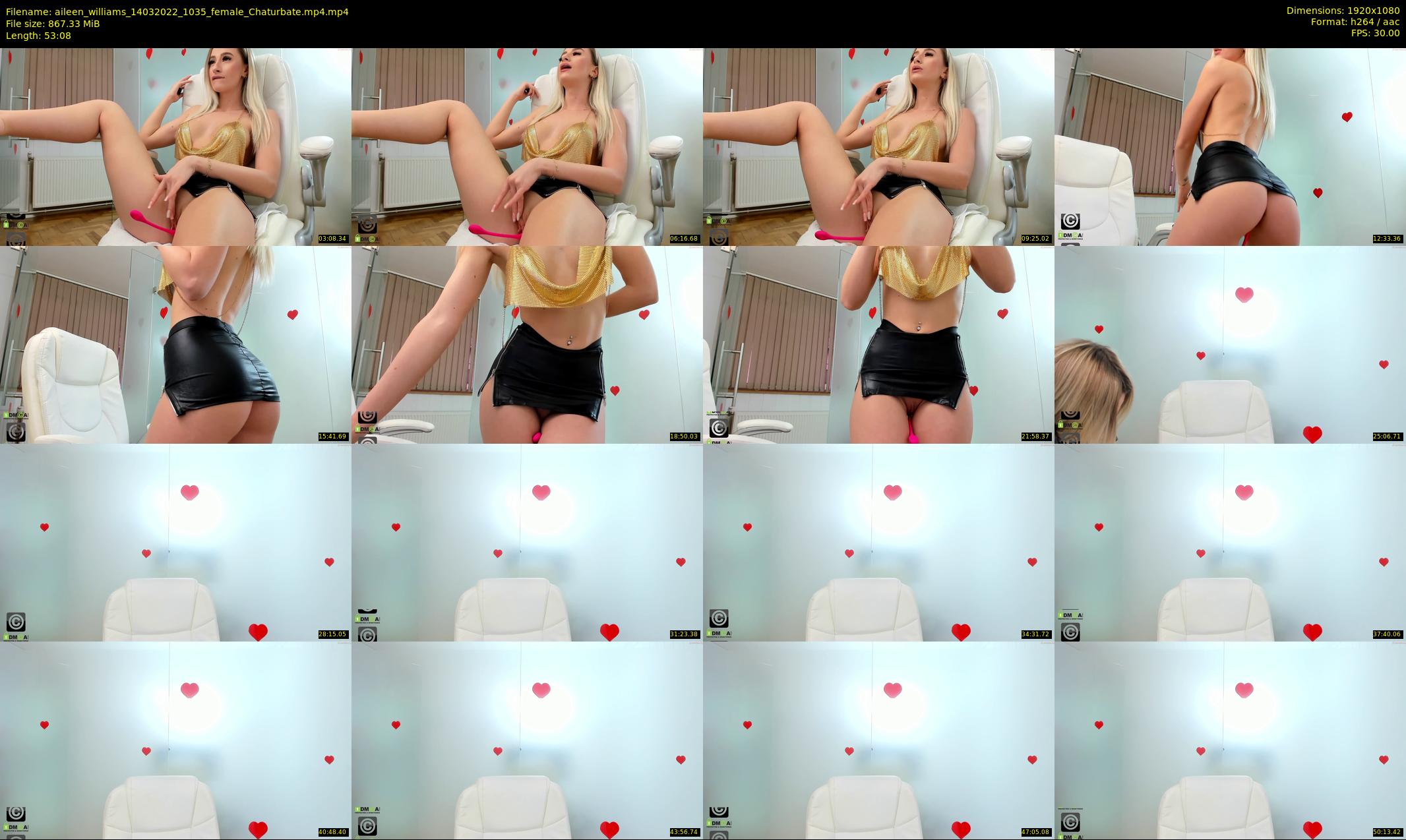 aileen_williams — 54 minute Chaturbate female cam show recording, 1080p, Mar 14, 2022