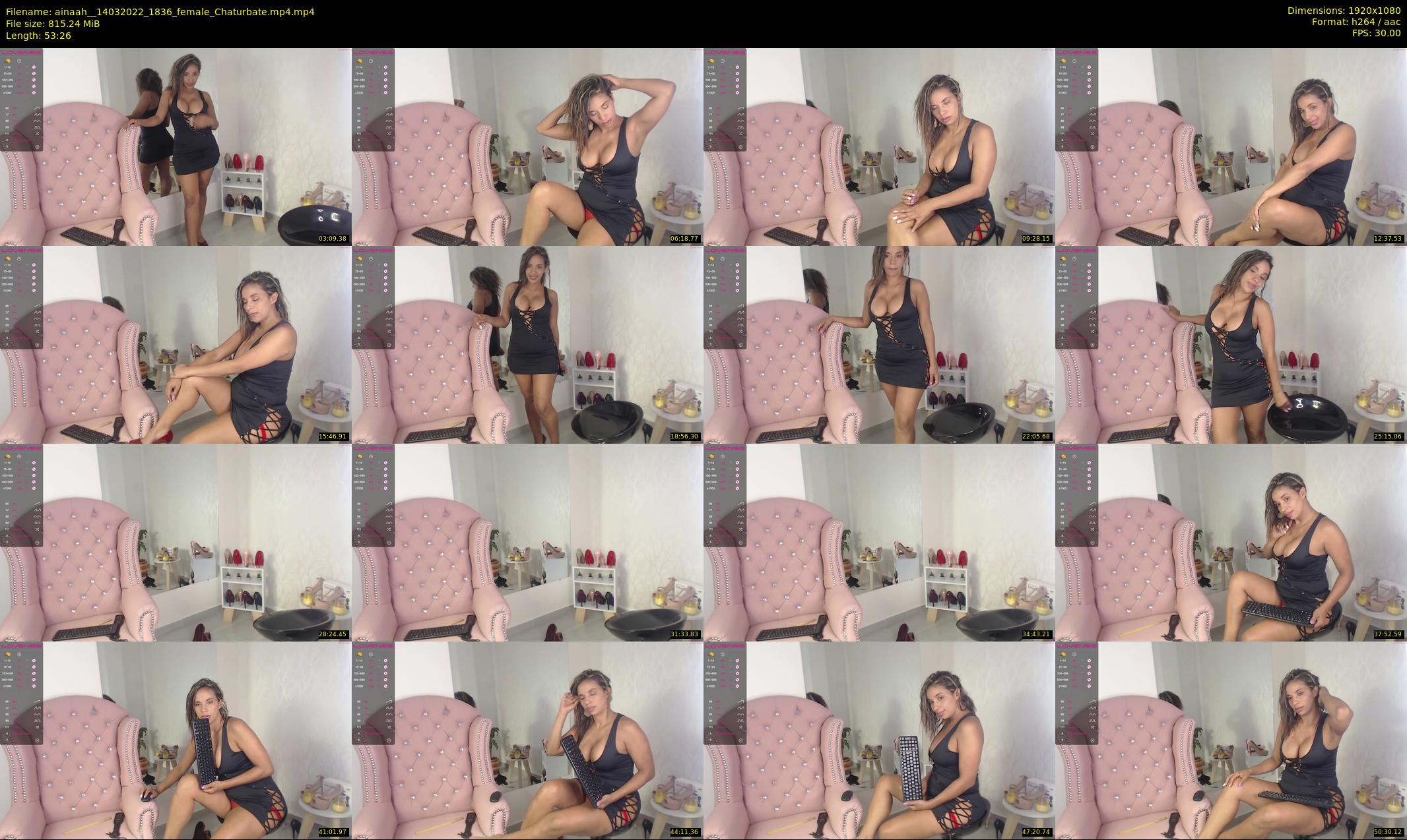 ainaah_ — 54 minute Chaturbate female cam show recording, 1080p, Mar 14, 2022