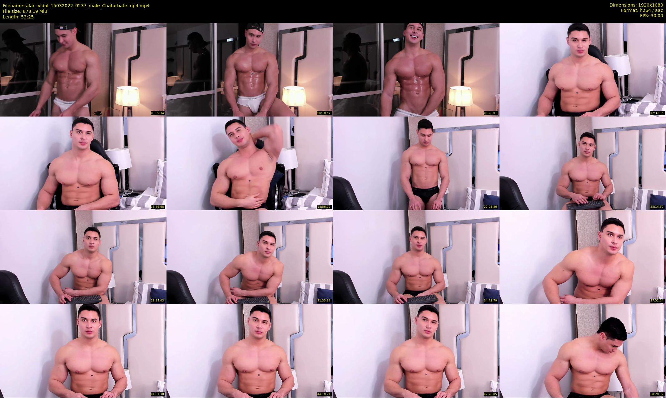 alan_vidal — 54 minute Chaturbate male cam show recording, 1080p, Mar 15, 2022