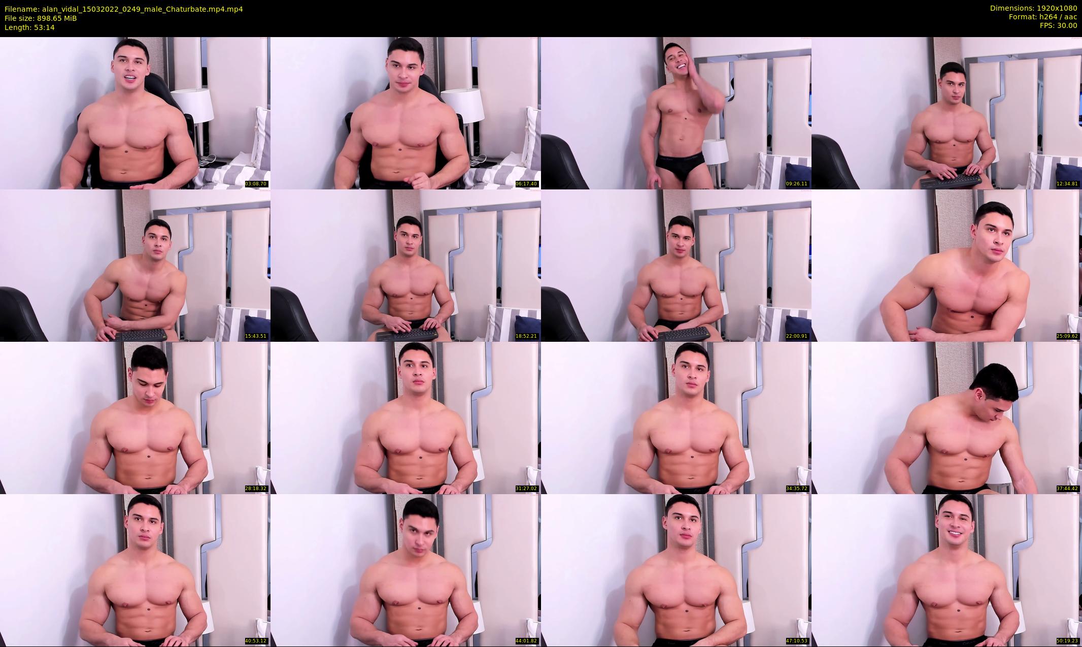 alan_vidal — 54 minute Chaturbate male cam show recording, 1080p, Mar 15, 2022
