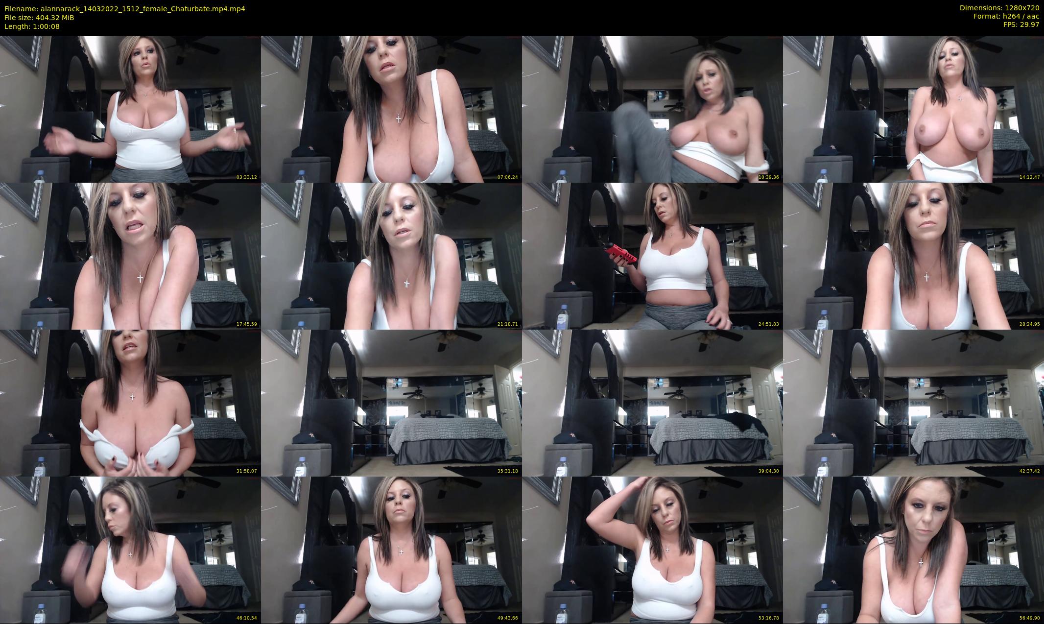 alannarack — 61 minute Chaturbate female cam show recording, 720p, Mar 14, 2022