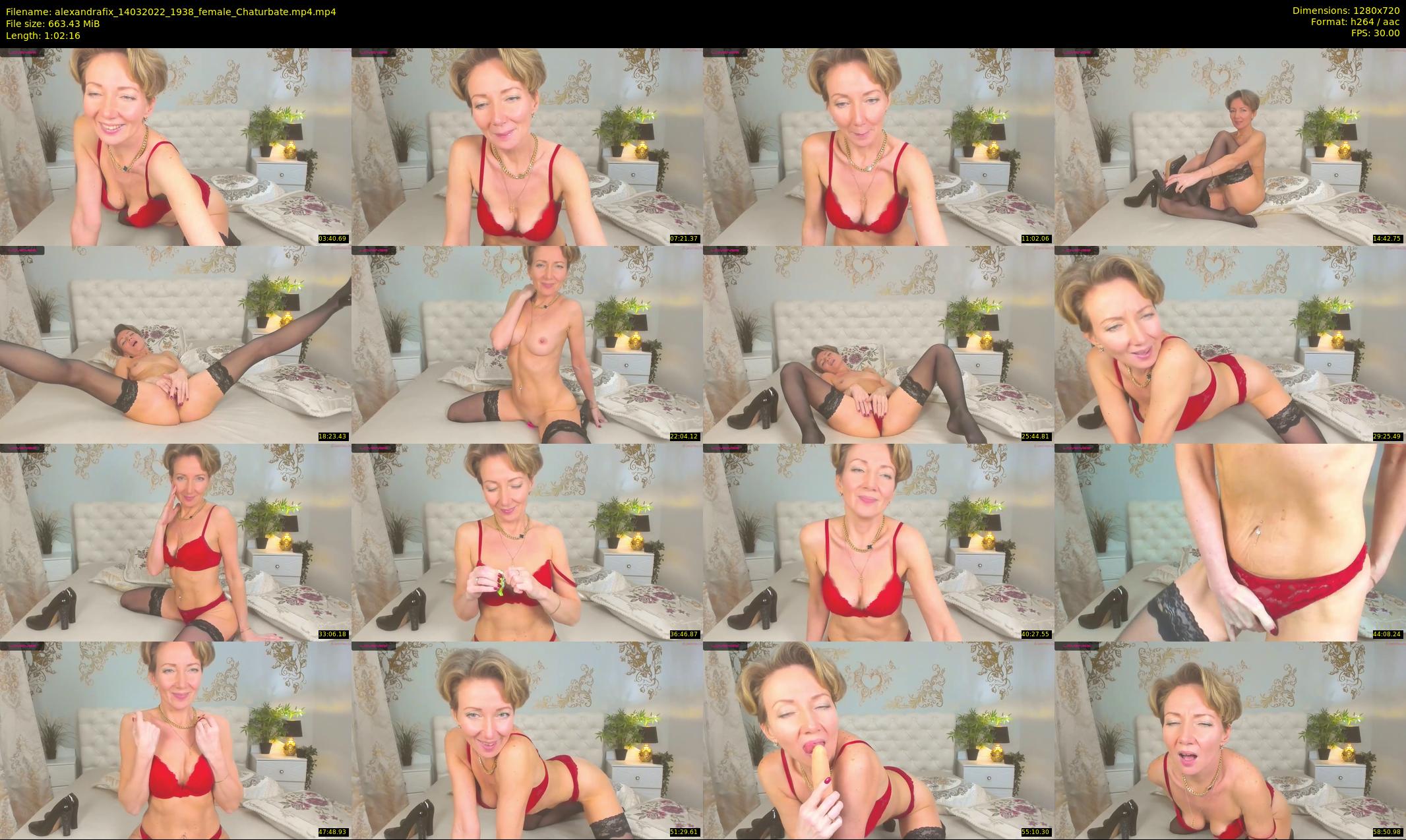 alexandrafix — 63 minute Chaturbate female cam show recording, 720p, Mar 14, 2022