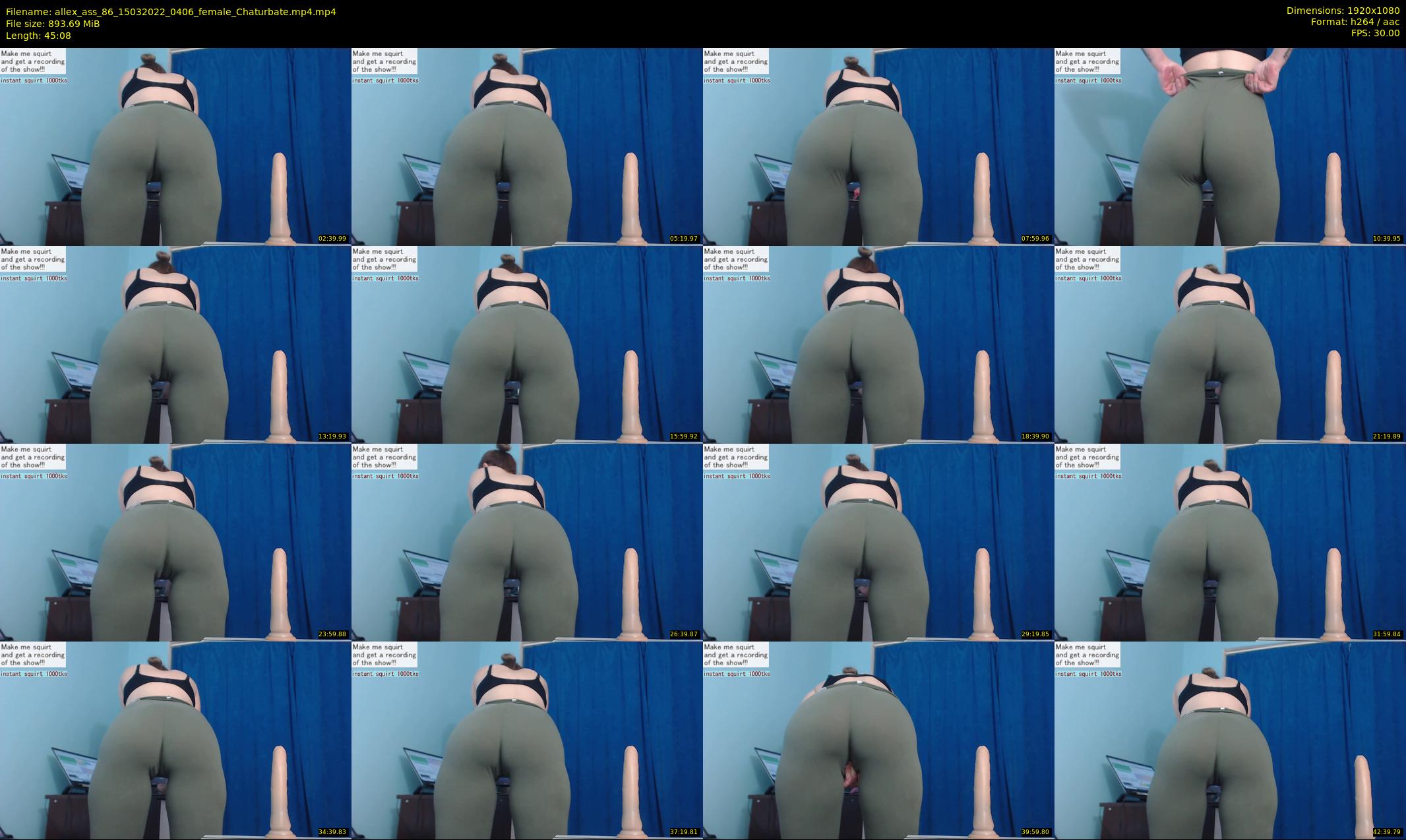 allex_ass_86 — 46 minute Chaturbate female cam show recording, 1080p, Mar 15, 2022