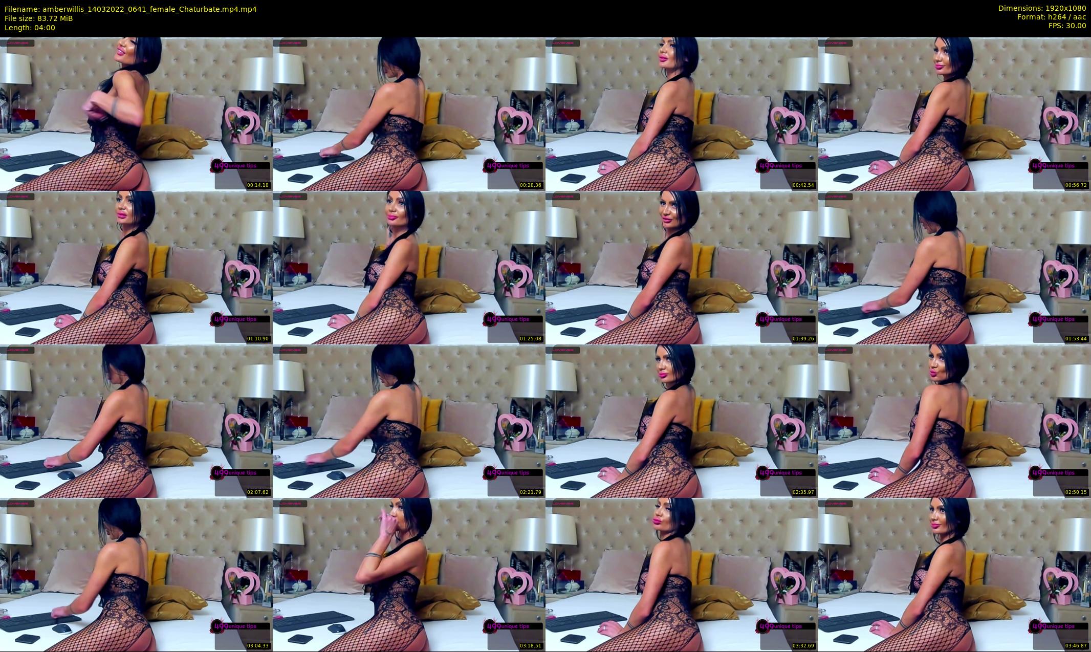 amberwillis — 4 minute Chaturbate female cam show recording, 1080p, Mar 14, 2022