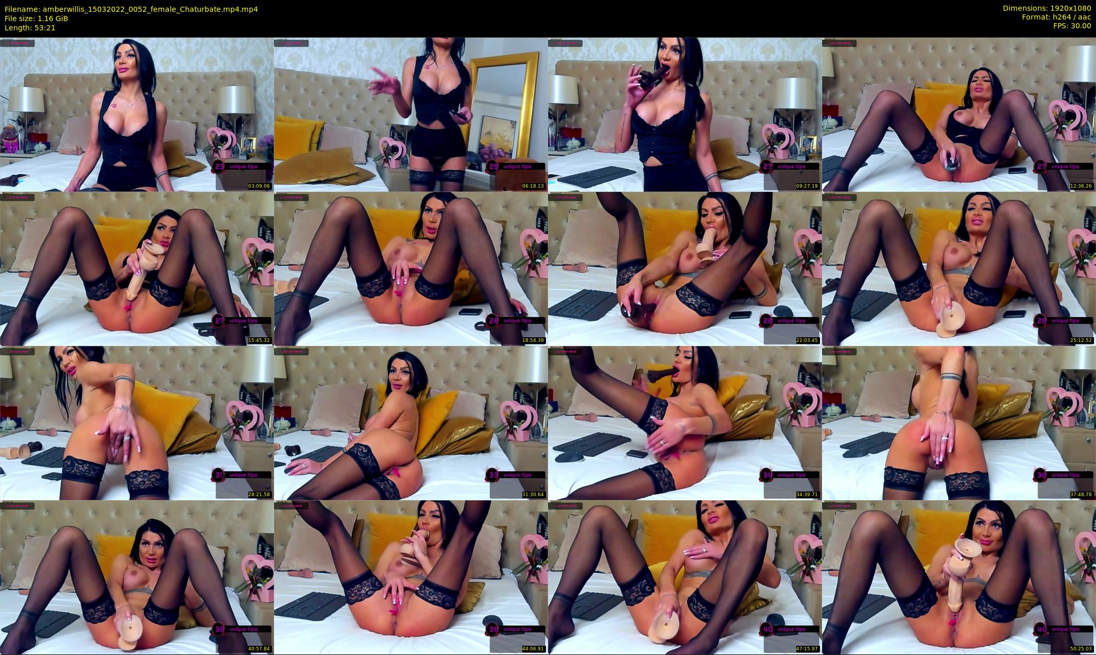 amberwillis — 54 minute Chaturbate female cam show recording, 1080p, Mar 15, 2022