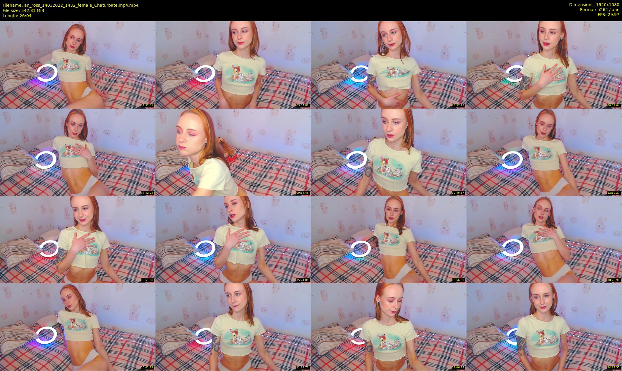 an_ross — 27 minute Chaturbate female cam show recording, 1080p, Mar 14, 2022