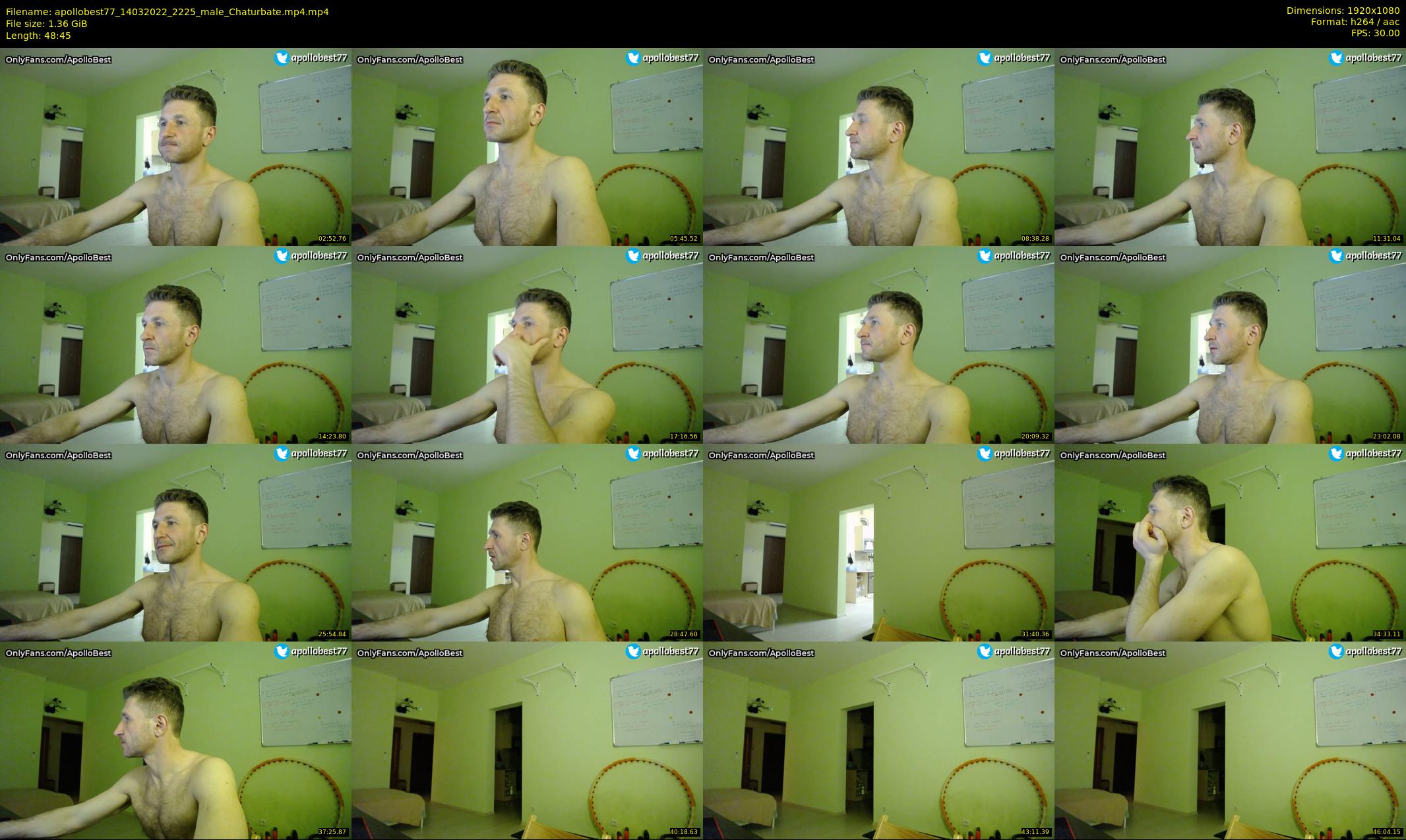 apollobest77 — 49 minute Chaturbate male cam show recording, 1080p, Mar 14, 2022