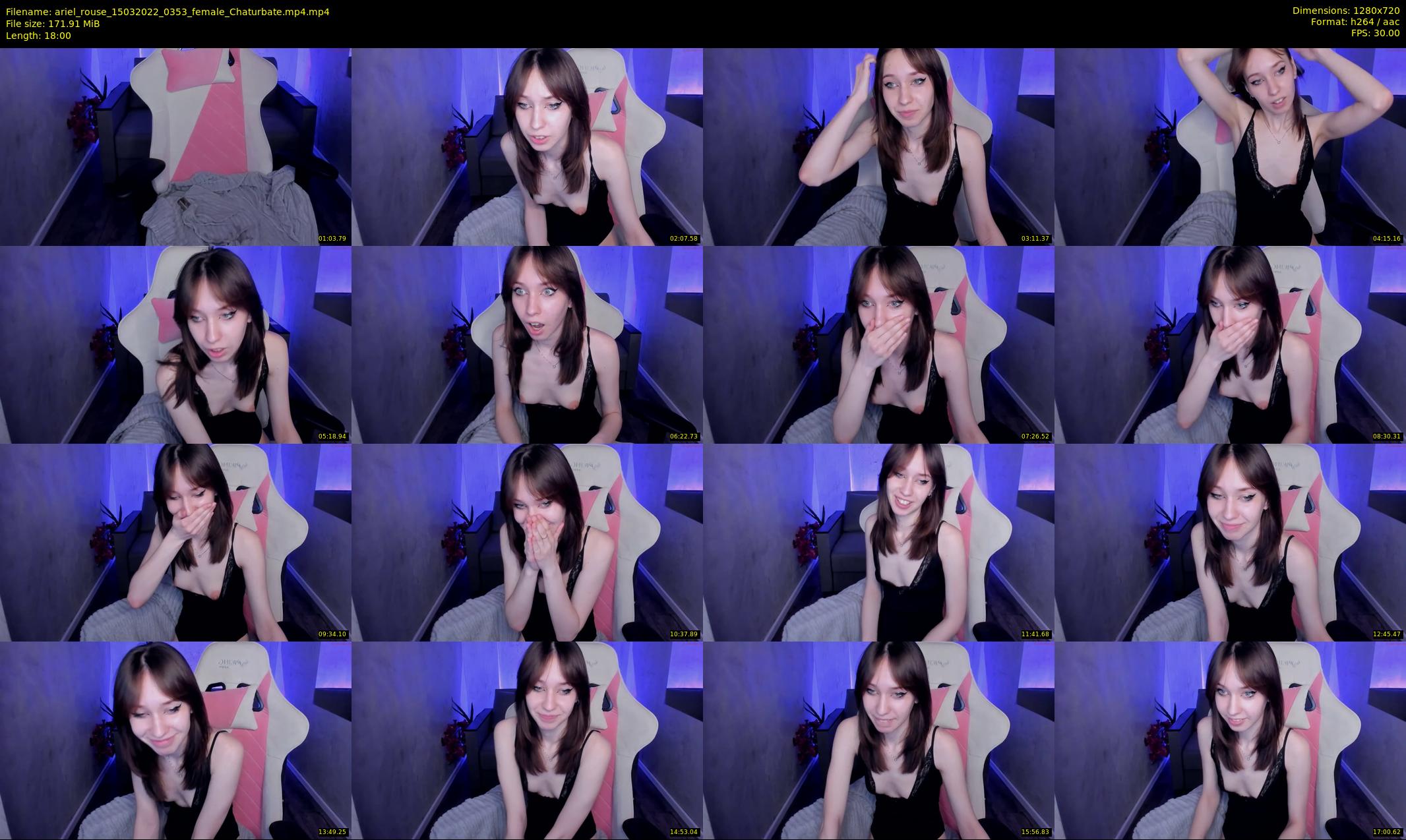 ariel_rouse — 18 minute Chaturbate female cam show recording, 720p, Mar 15, 2022