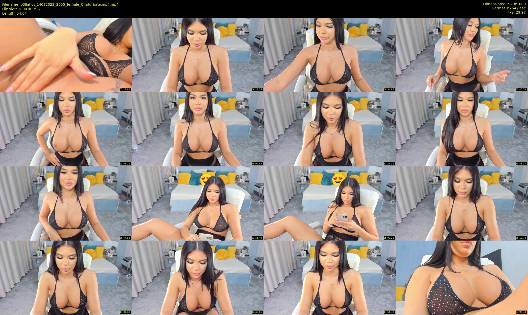b3llahot — 55 minute Chaturbate female cam show recording, 1080p, Mar 14, 2022