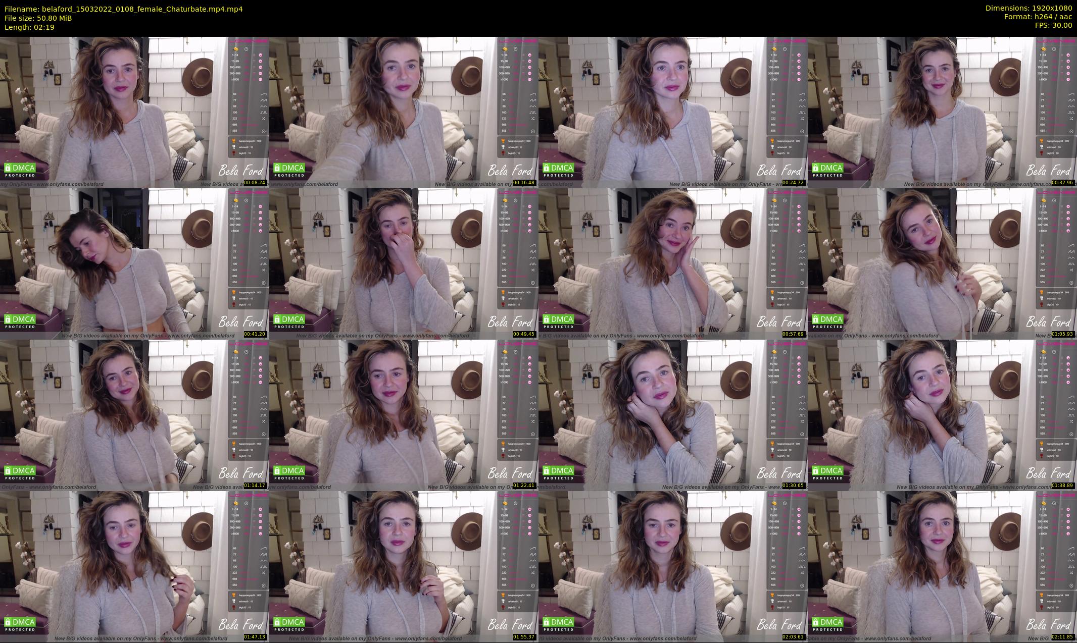 belaford — 3 minute Chaturbate female cam show recording, 1080p, Mar 15, 2022