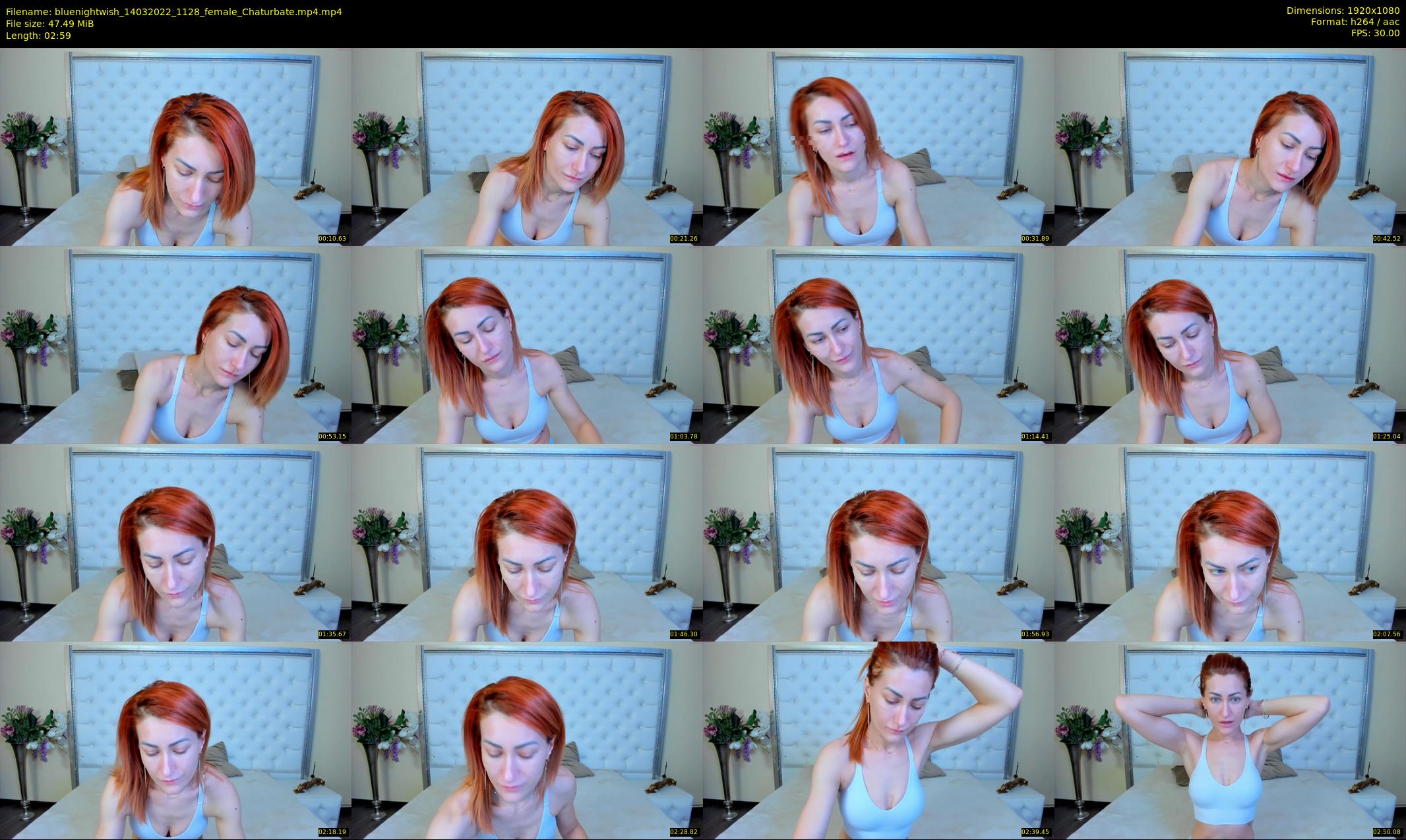 bluenightwish — 3 minute Chaturbate female cam show recording, 1080p, Mar 14, 2022