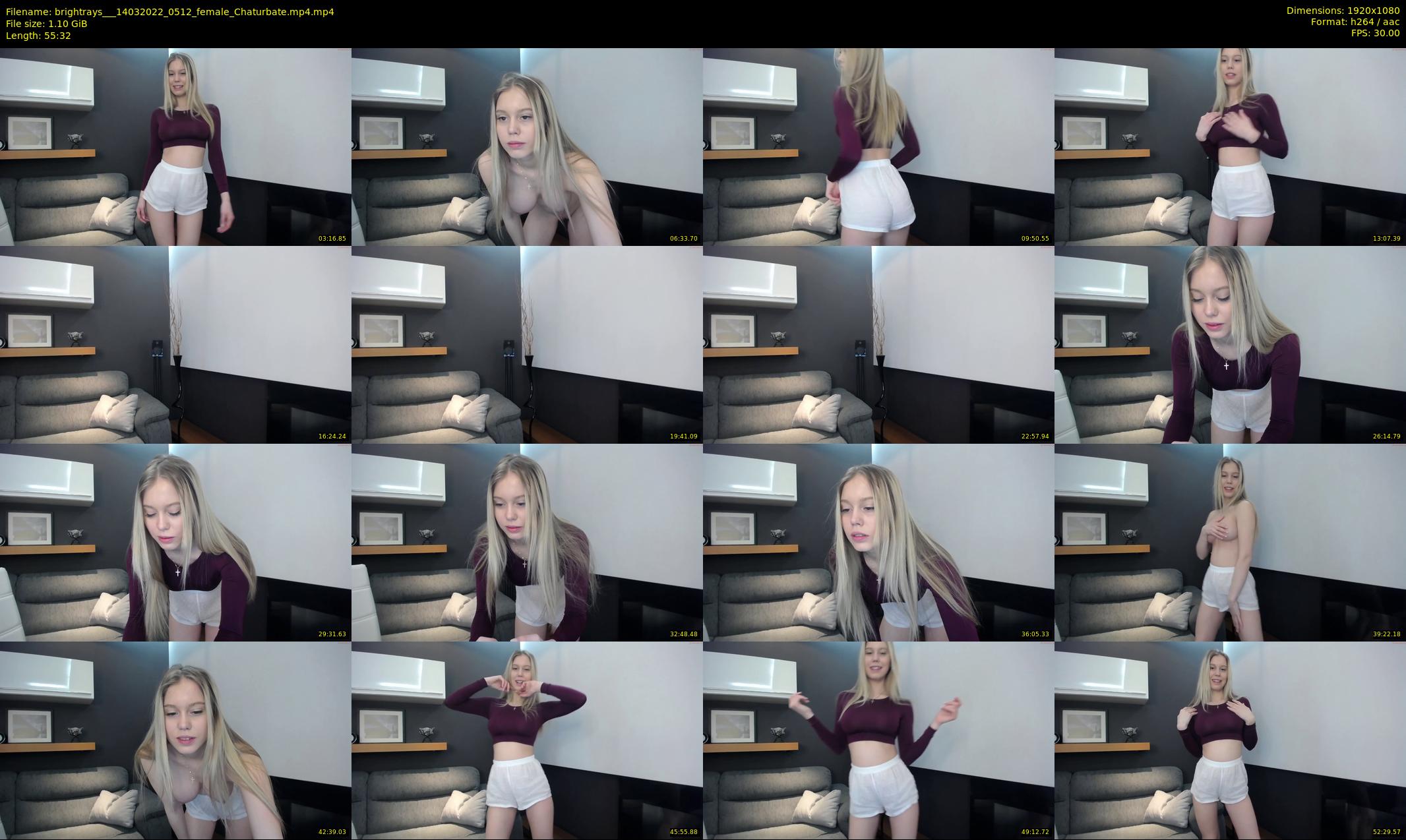 brightrays__ — 56 minute Chaturbate female cam show recording, 1080p, Mar 14, 2022