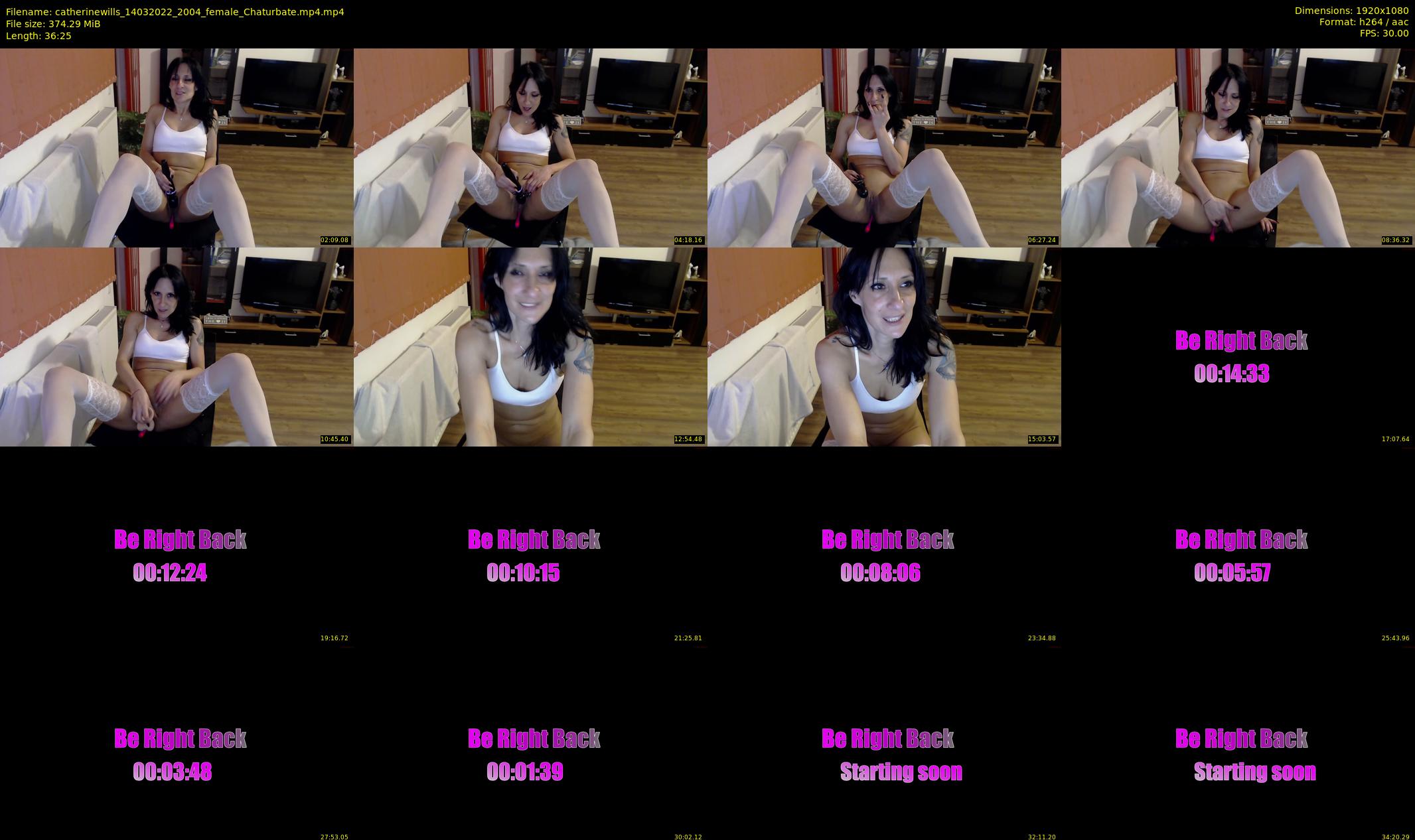 catherinewills — 37 minute Chaturbate female cam show recording, 1080p, Mar 14, 2022