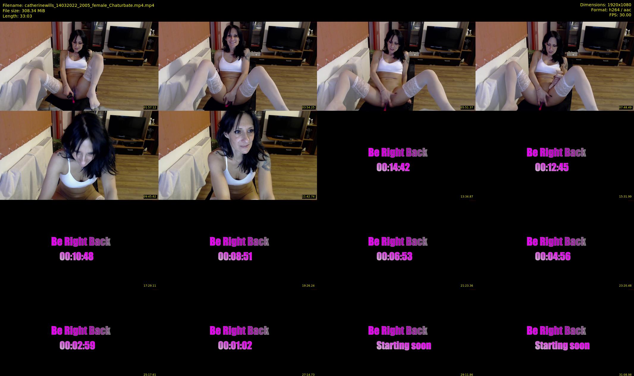 catherinewills — 34 minute Chaturbate female cam show recording, 1080p, Mar 14, 2022