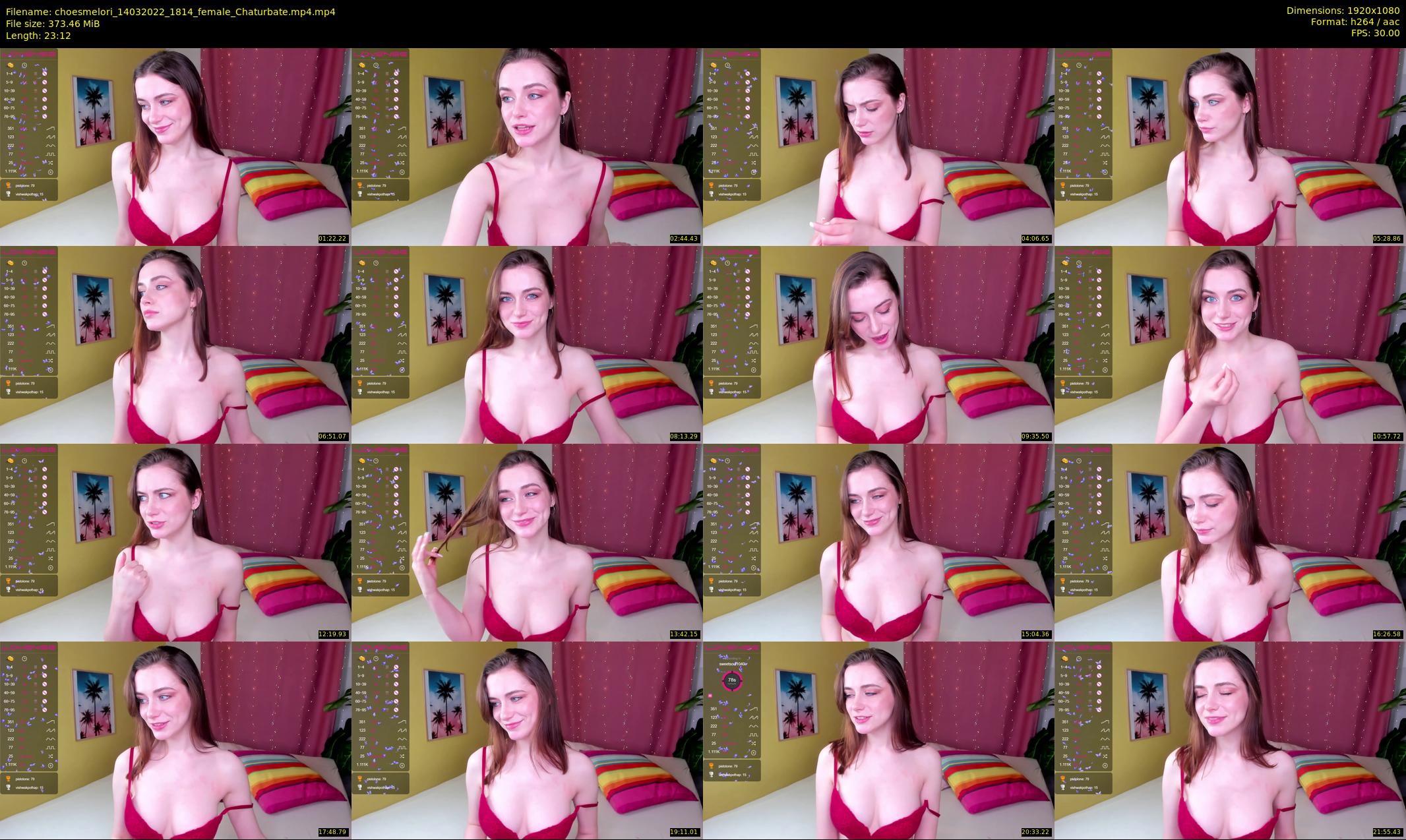 choesmelori — 24 minute Chaturbate couple cam show recording, 1080p, Mar 14, 2022
