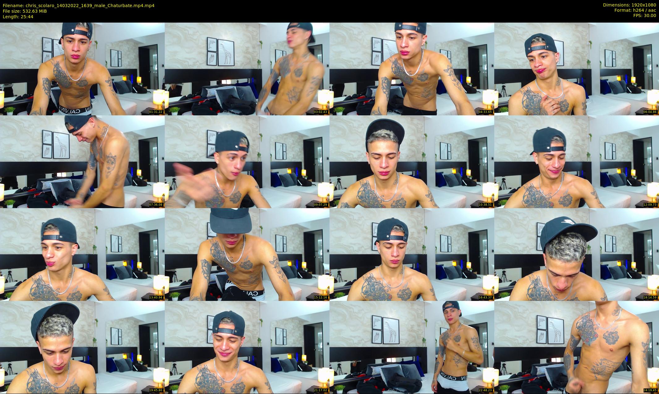 chris_scolaro — 26 minute Chaturbate male cam show recording, 1080p, Mar 14, 2022