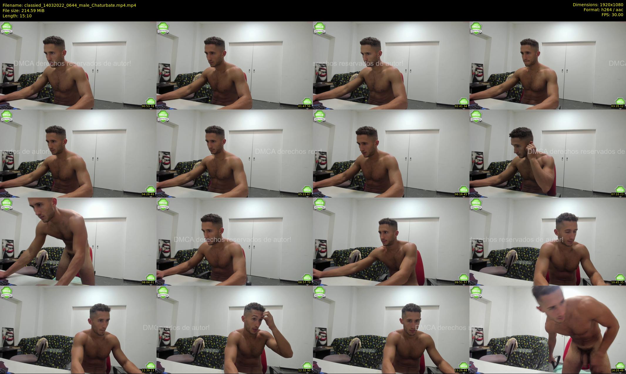 classied — 16 minute Chaturbate male cam show recording, 1080p, Mar 14, 2022