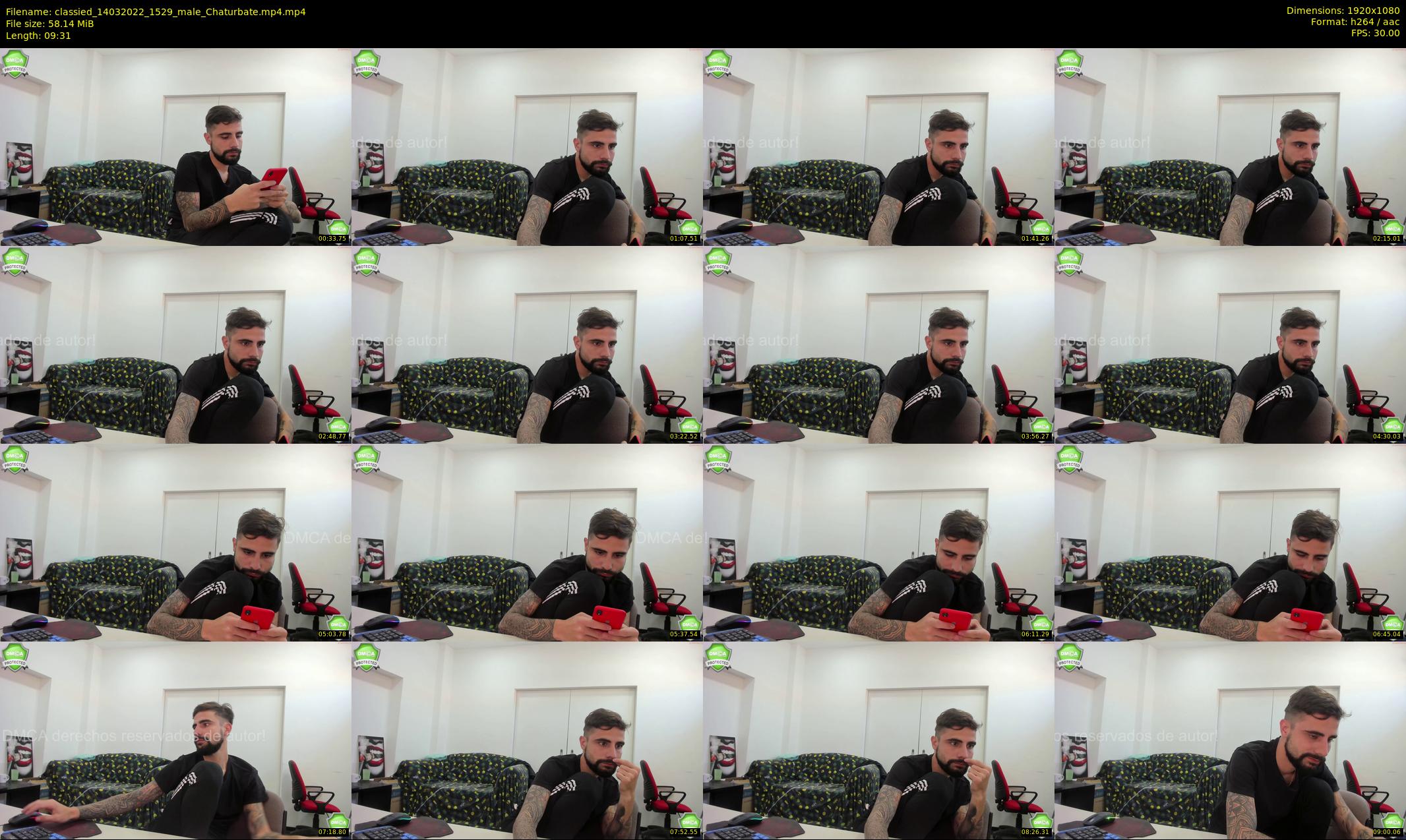 classied — 10 minute Chaturbate male cam show recording, 1080p, Mar 14, 2022
