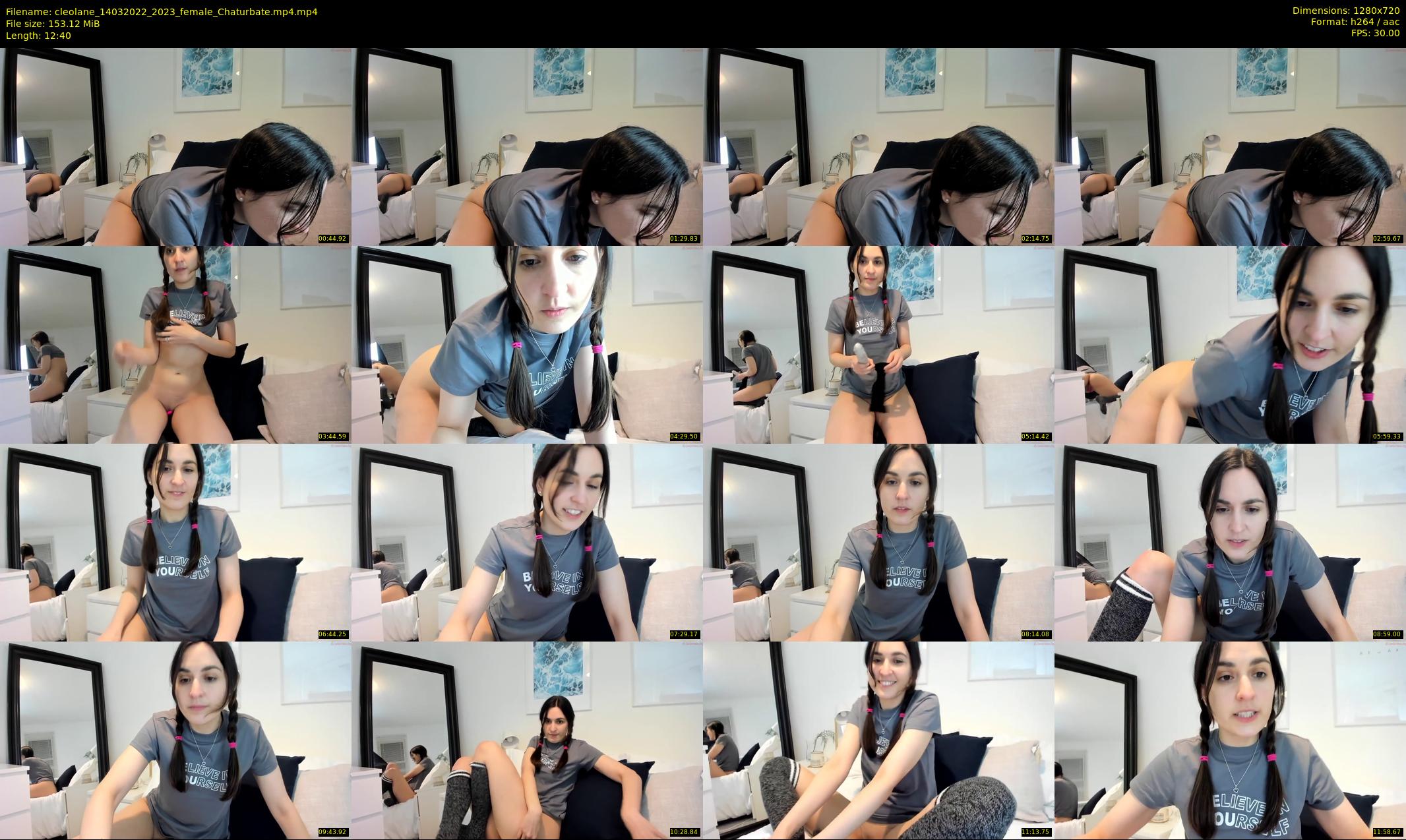 cleolane — 13 minute Chaturbate female cam show recording, 720p, Mar 14, 2022