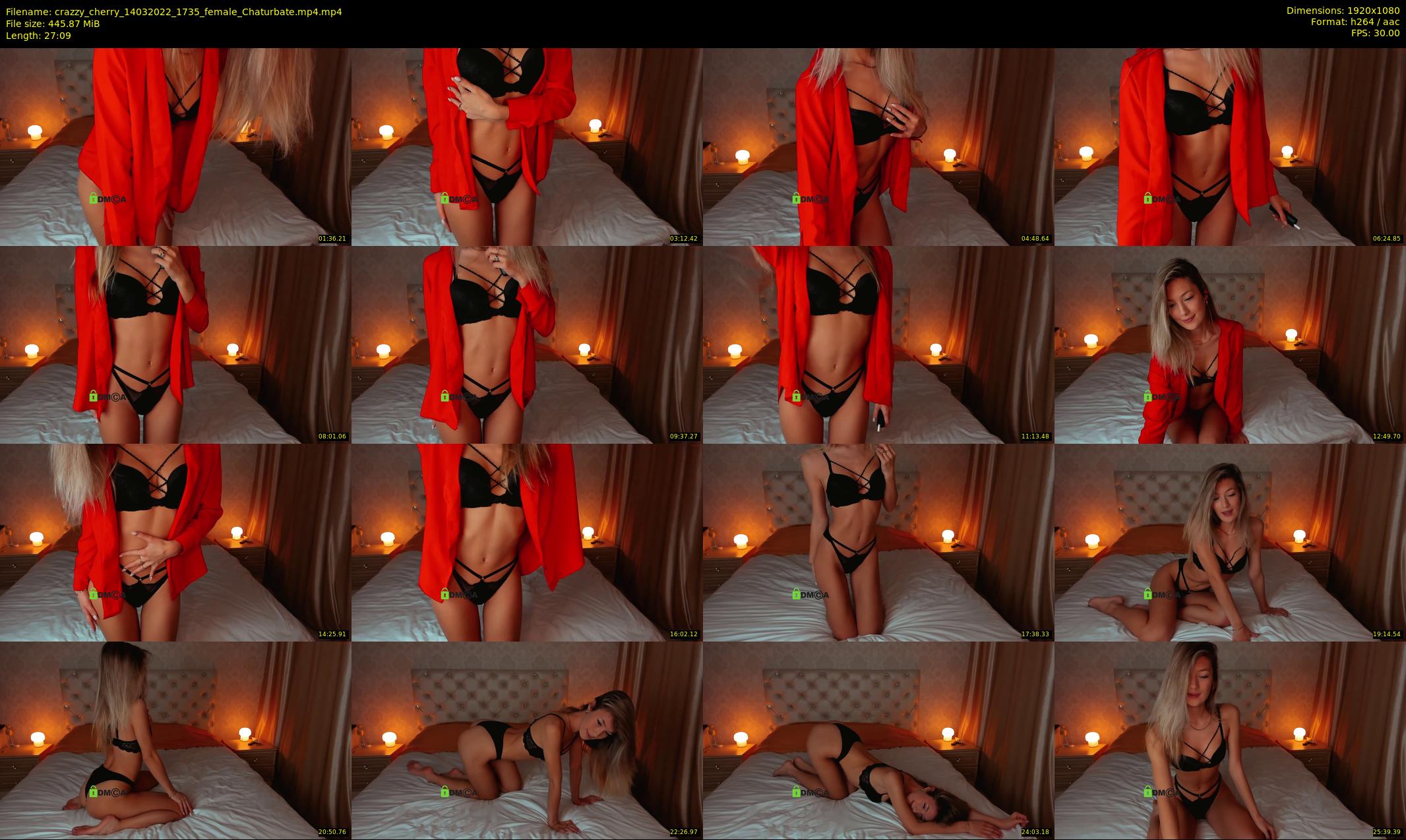 crazzy_cherry — 28 minute Chaturbate female cam show recording, 1080p, Mar 14, 2022