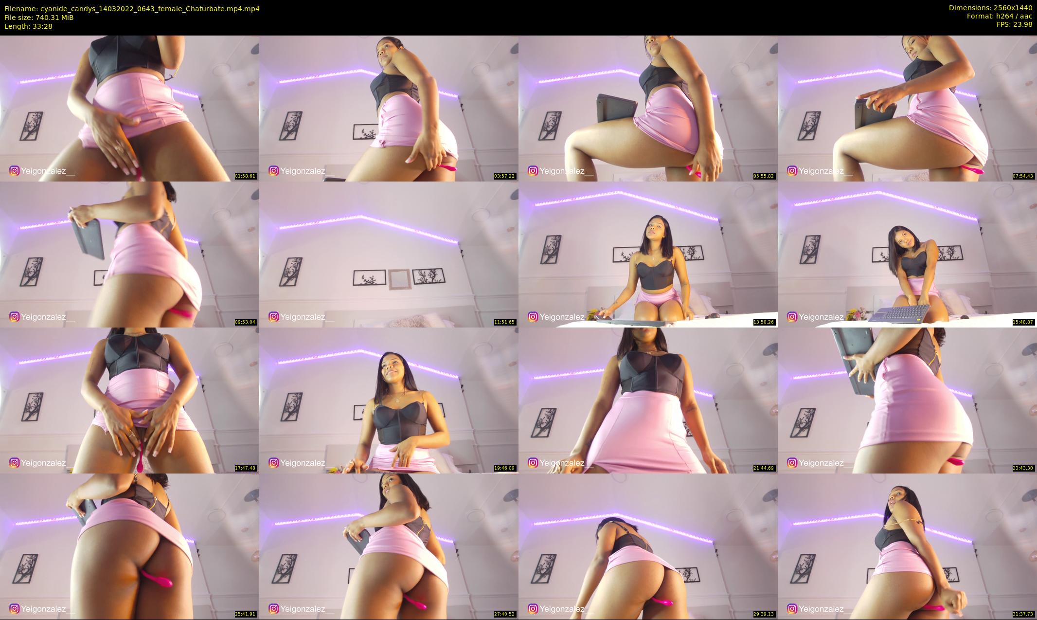 cyanide_candys — 34 minute Chaturbate female cam show recording, 1080p, Mar 14, 2022