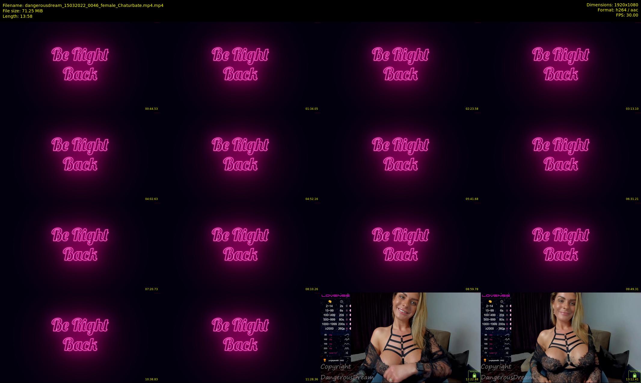 dangerousdream — 14 minute Chaturbate couple cam show recording, 1080p, Mar 15, 2022