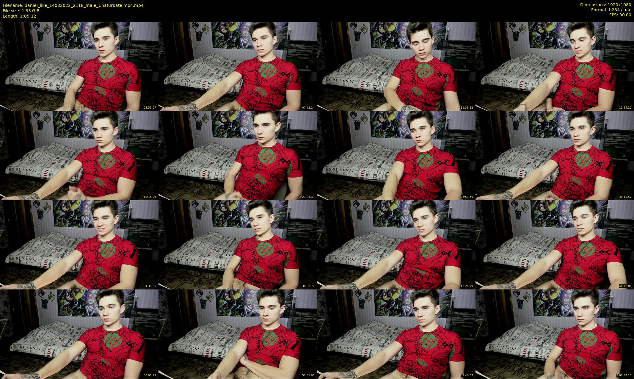 daniel_like — 66 minute Chaturbate male cam show recording, 1080p, Mar 14, 2022