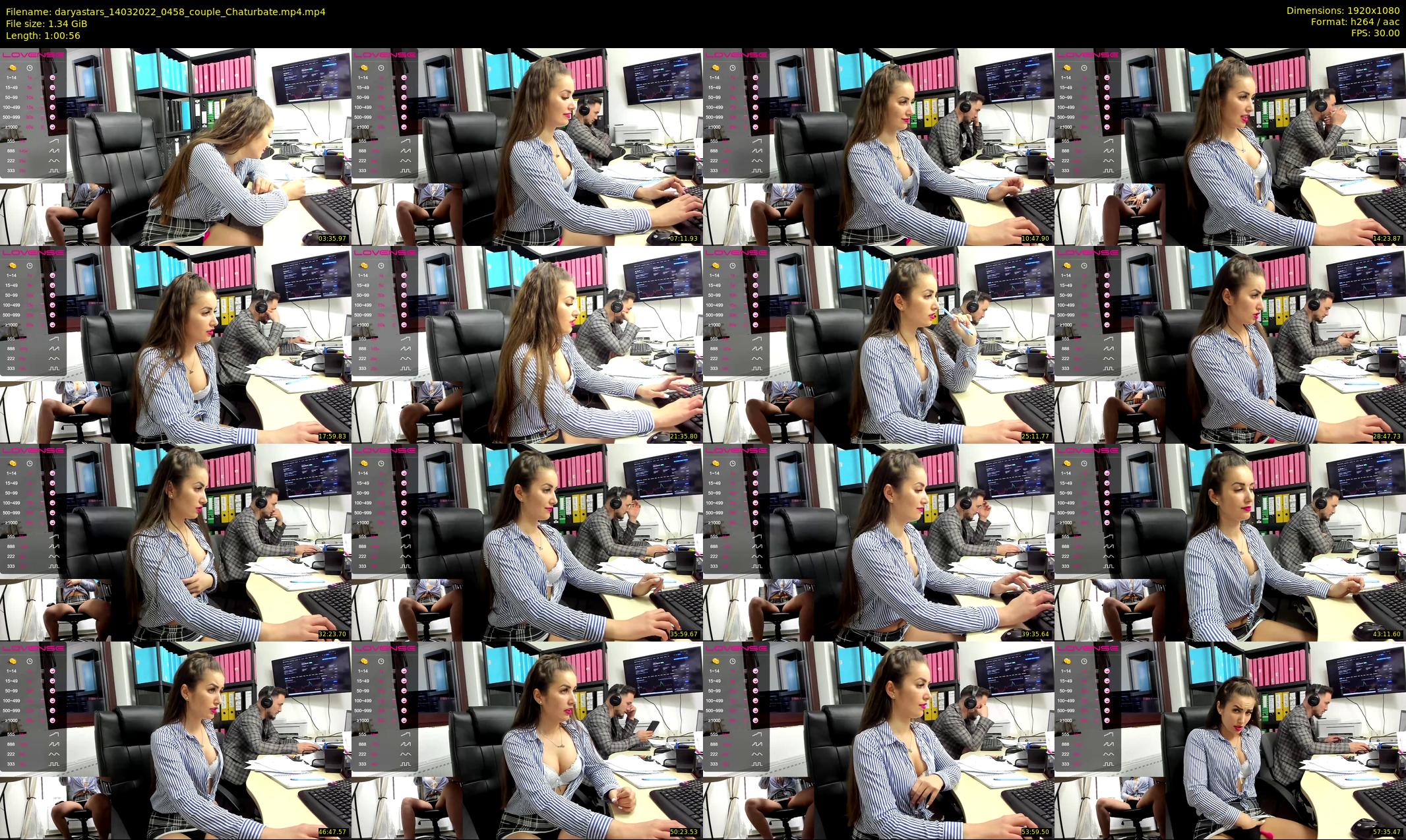 daryastars — 61 minute Chaturbate couple cam show recording, 1080p, Mar 14, 2022