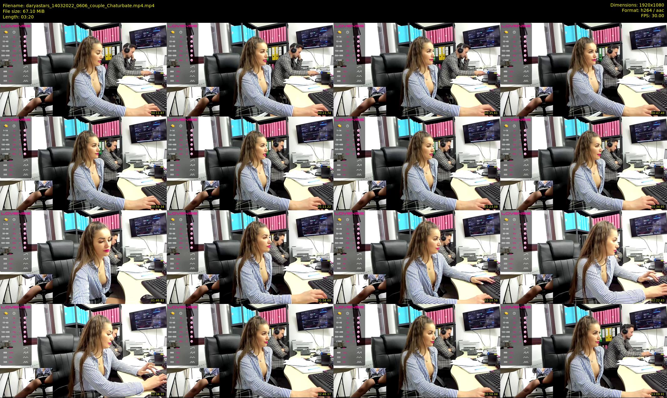 daryastars — 4 minute Chaturbate couple cam show recording, 1080p, Mar 14, 2022