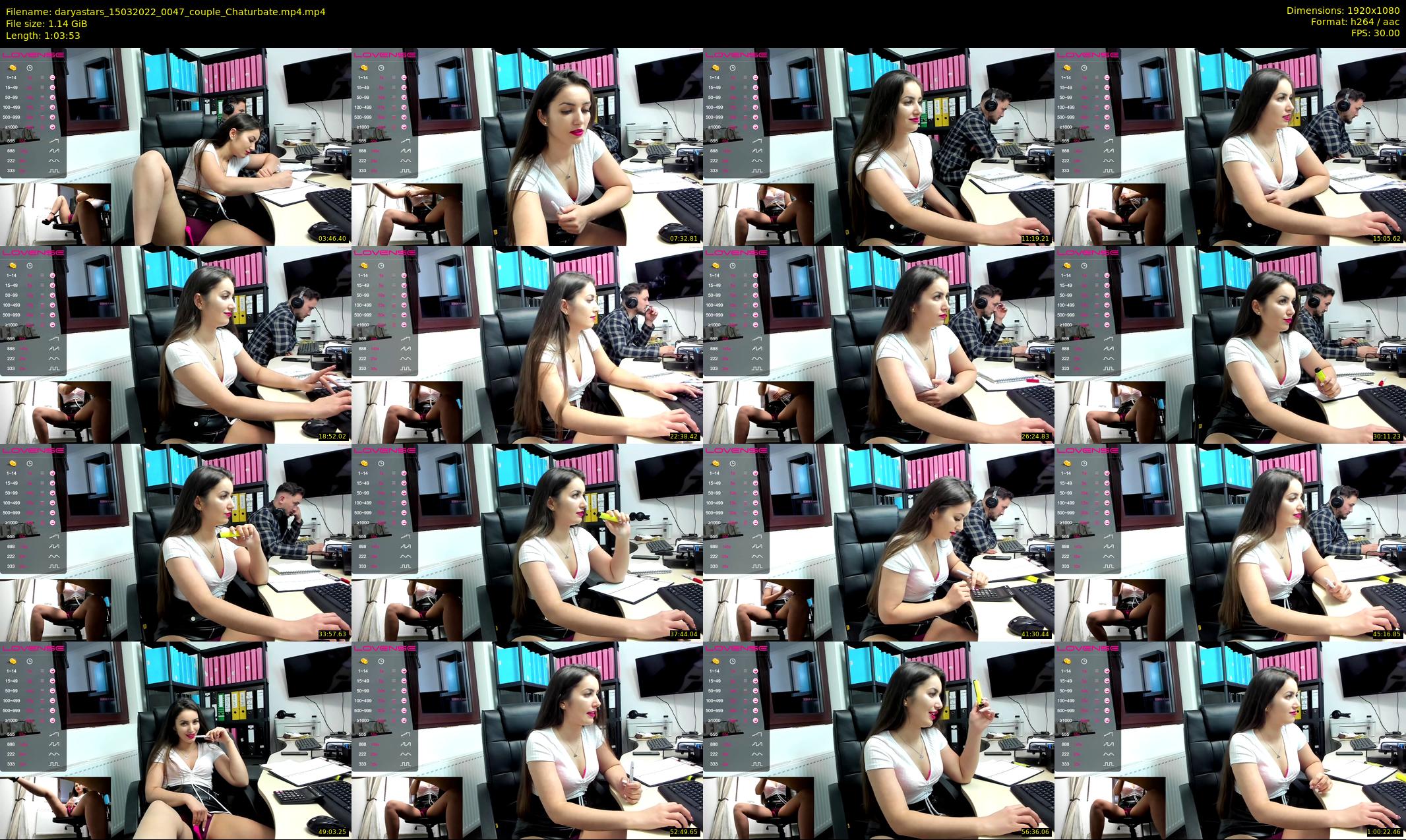 daryastars — 64 minute Chaturbate couple cam show recording, 1080p, Mar 15, 2022