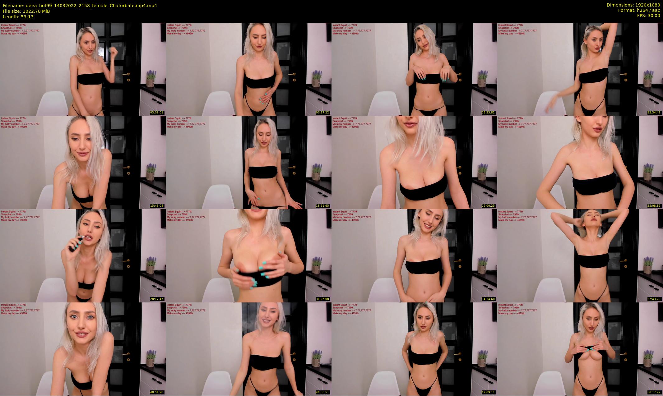 deea_hot99 — 54 minute Chaturbate female cam show recording, 1080p, Mar 14, 2022