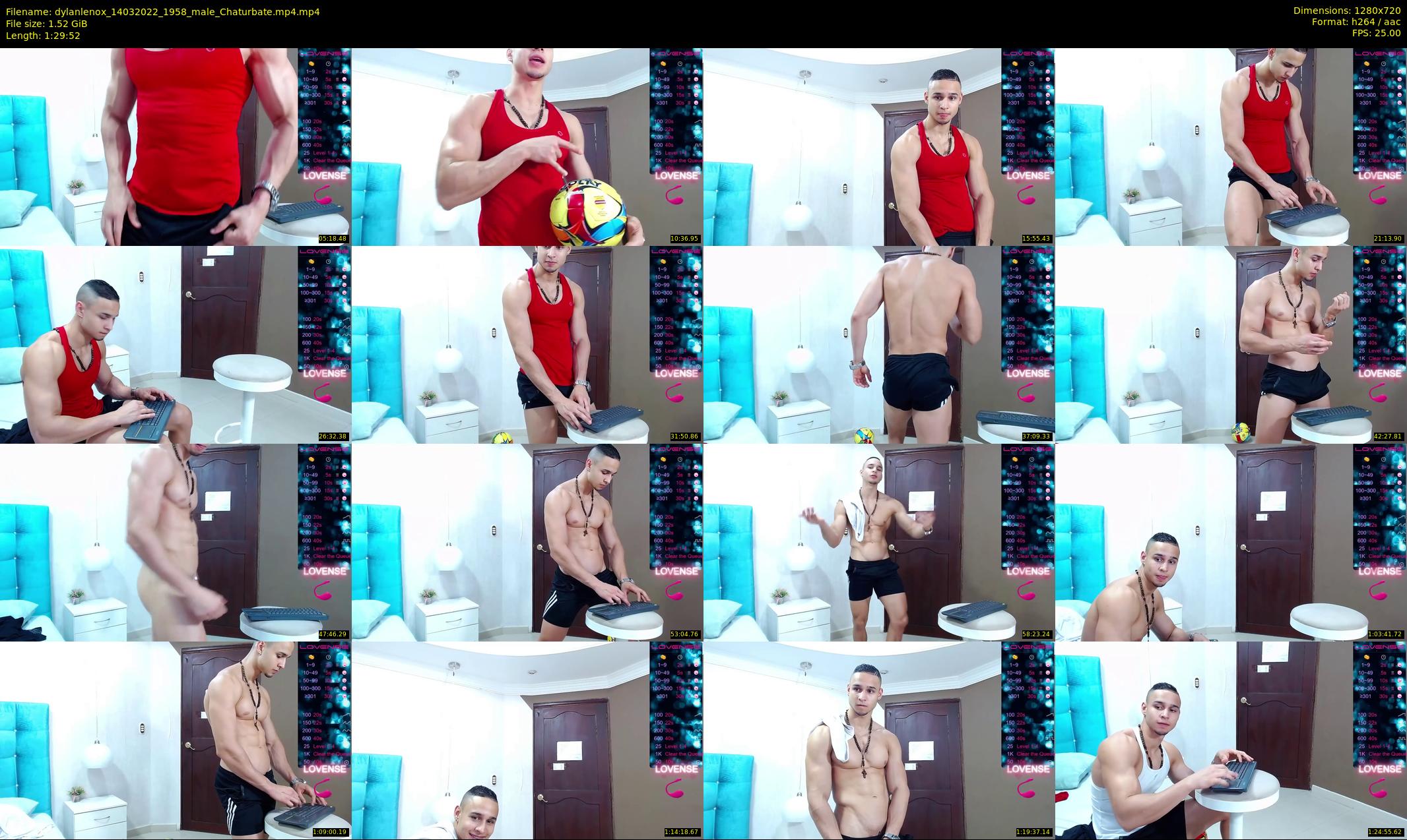 dylanlenox — 90 minute Chaturbate male cam show recording, 720p, Mar 14, 2022