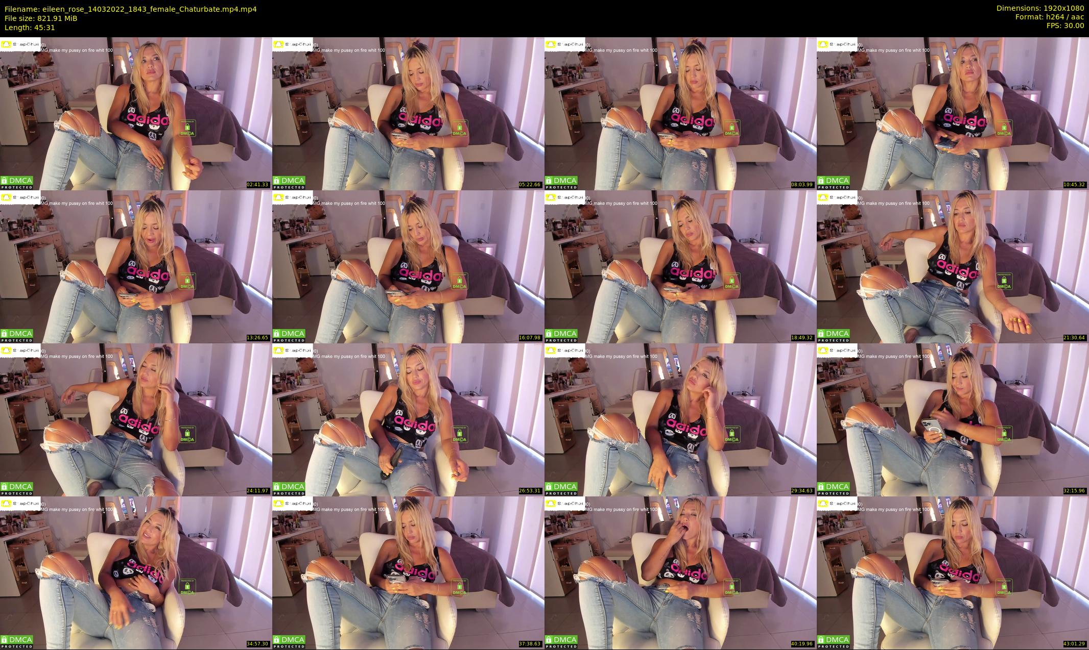eileen_rose — 46 minute Chaturbate female cam show recording, 1080p, Mar 14, 2022