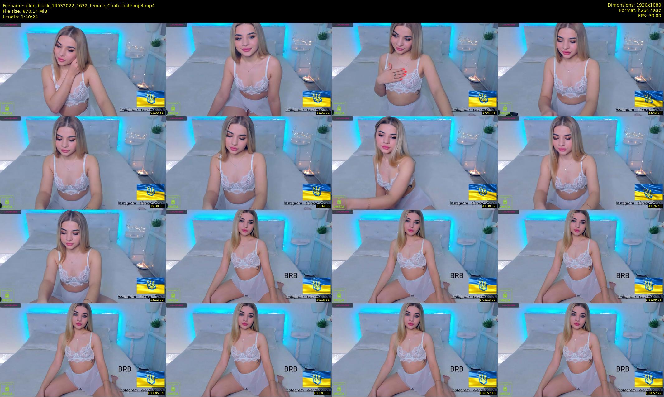 elen_black — 101 minute Chaturbate female cam show recording, 1080p, Mar 14, 2022