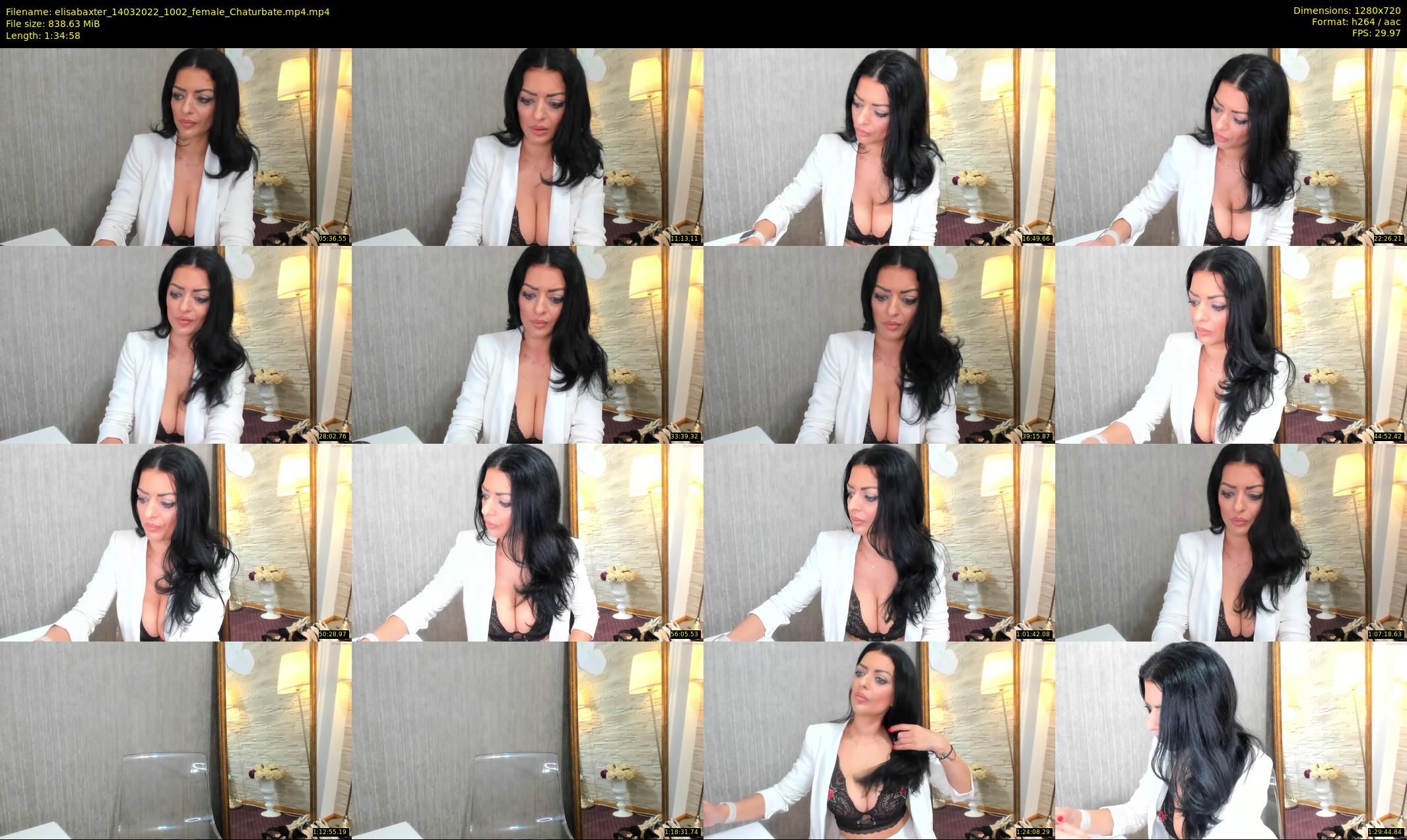 elisabaxter — 95 minute Chaturbate female cam show recording, 720p, Mar 14, 2022