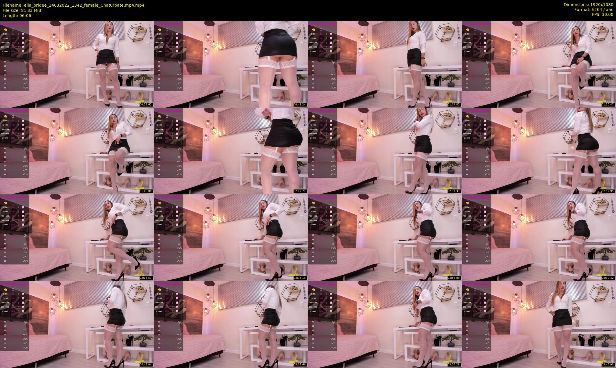 ella_pridee — 7 minute Chaturbate female cam show recording, 1080p, Mar 14, 2022
