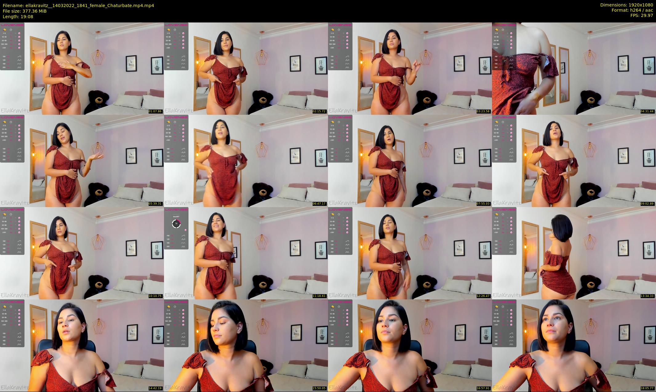 ellakravitz_ — 20 minute Chaturbate female cam show recording, 1080p, Mar 14, 2022