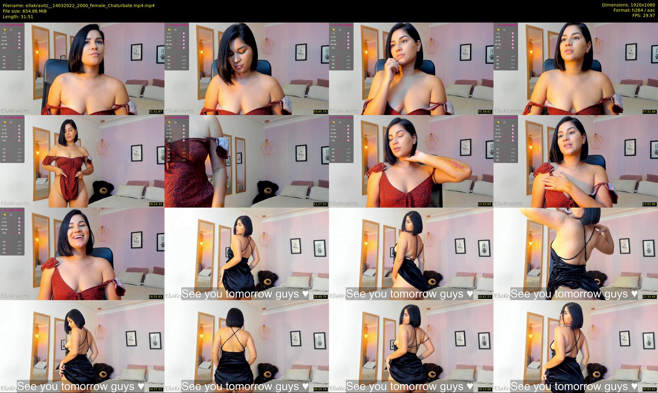 ellakravitz_ — 32 minute Chaturbate female cam show recording, 1080p, Mar 14, 2022